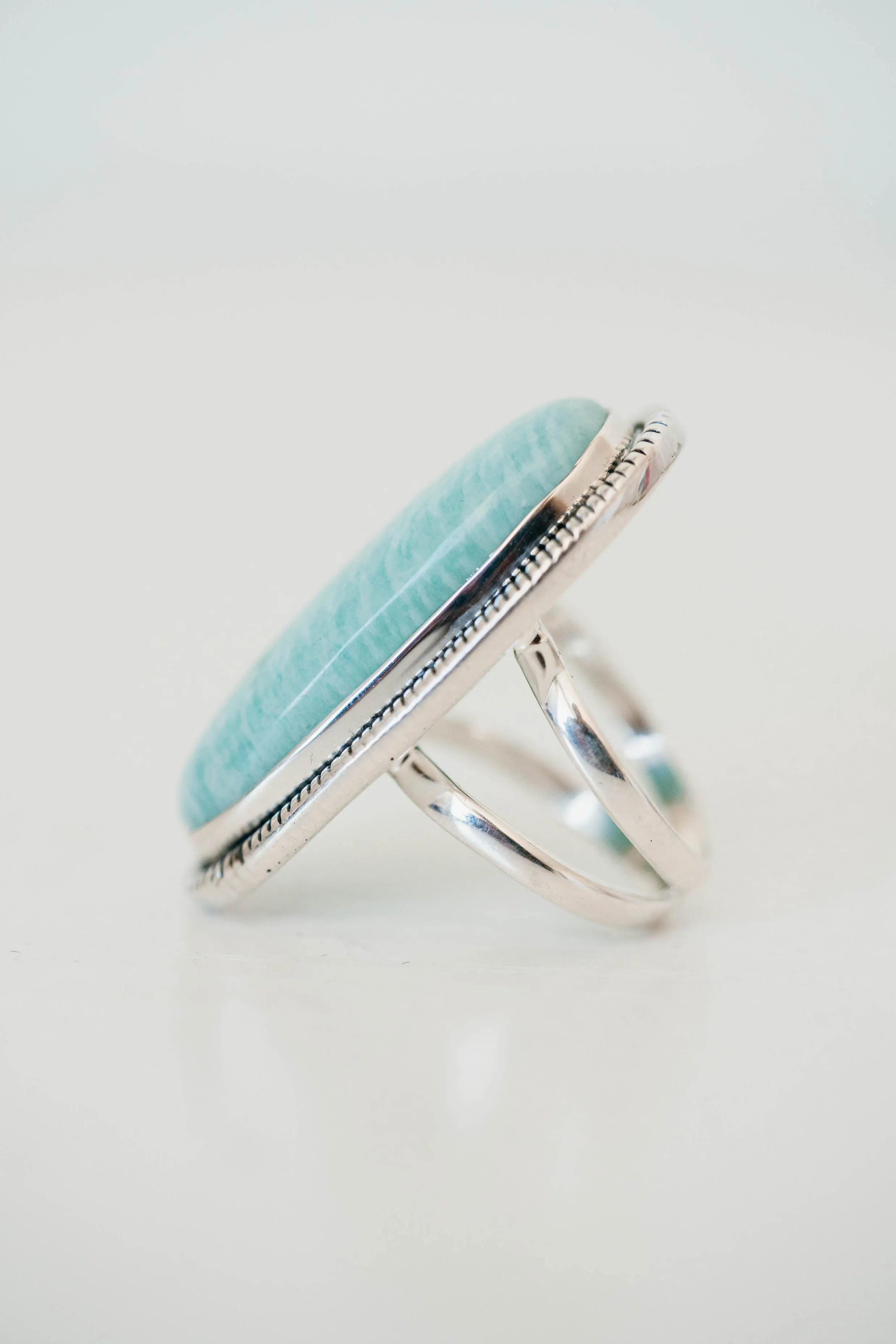 Hopkins Ring | Amazonite sold by Goldie Lew product image thumbnail 3
