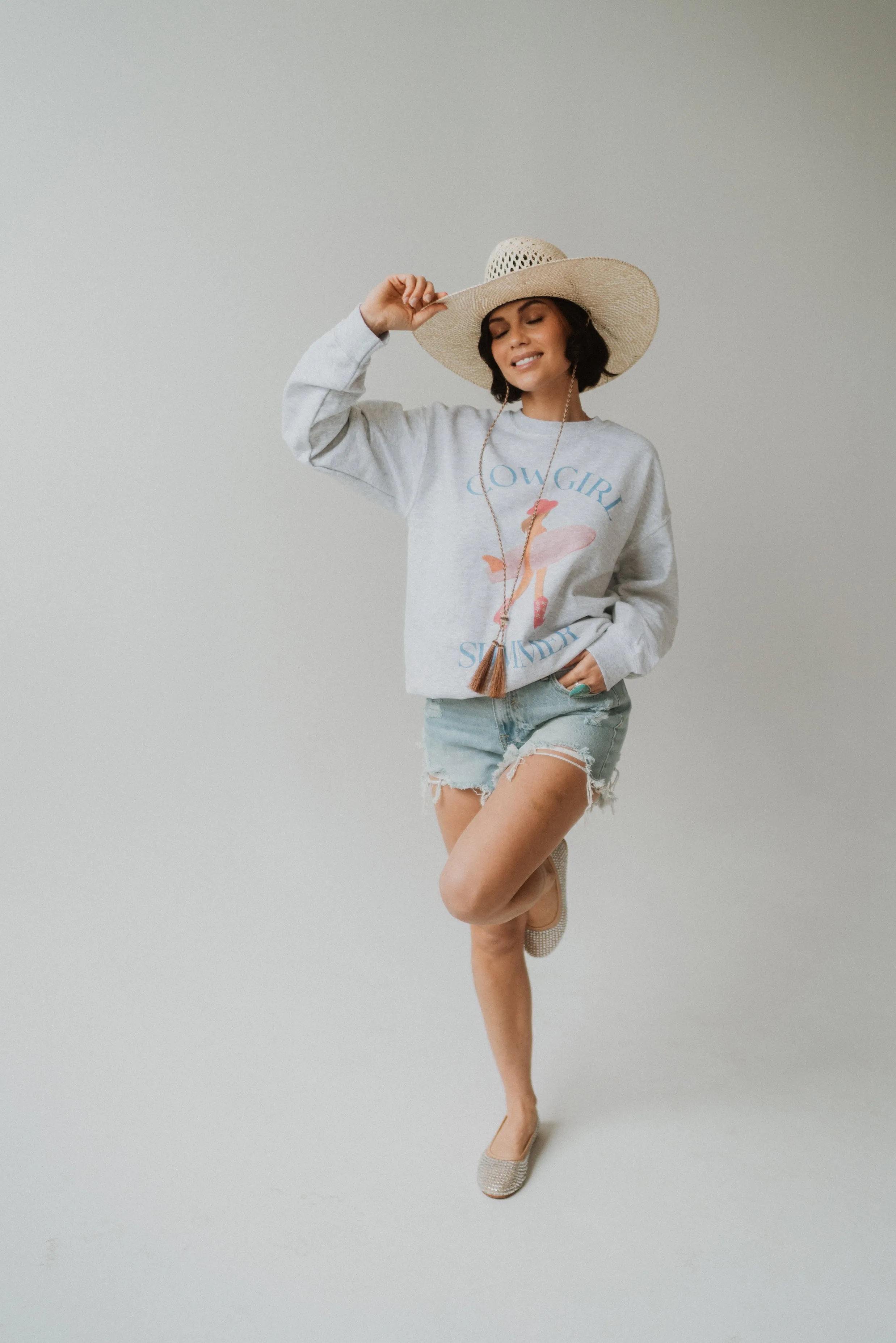 Cowgirl Summer Sweatshirt sold by Goldie Lew product image thumbnail 2