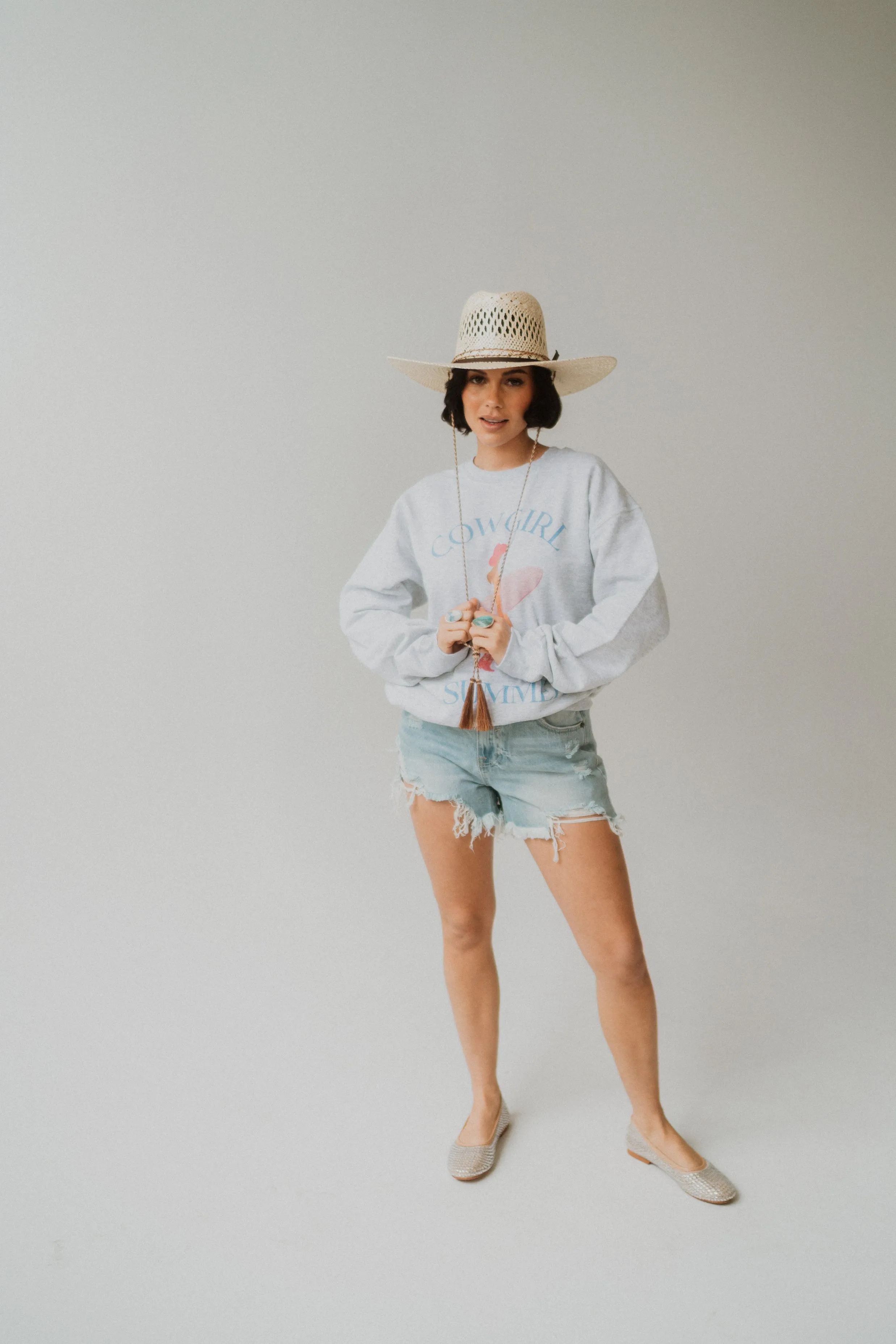Cowgirl Summer Sweatshirt sold by Goldie Lew product image thumbnail 4