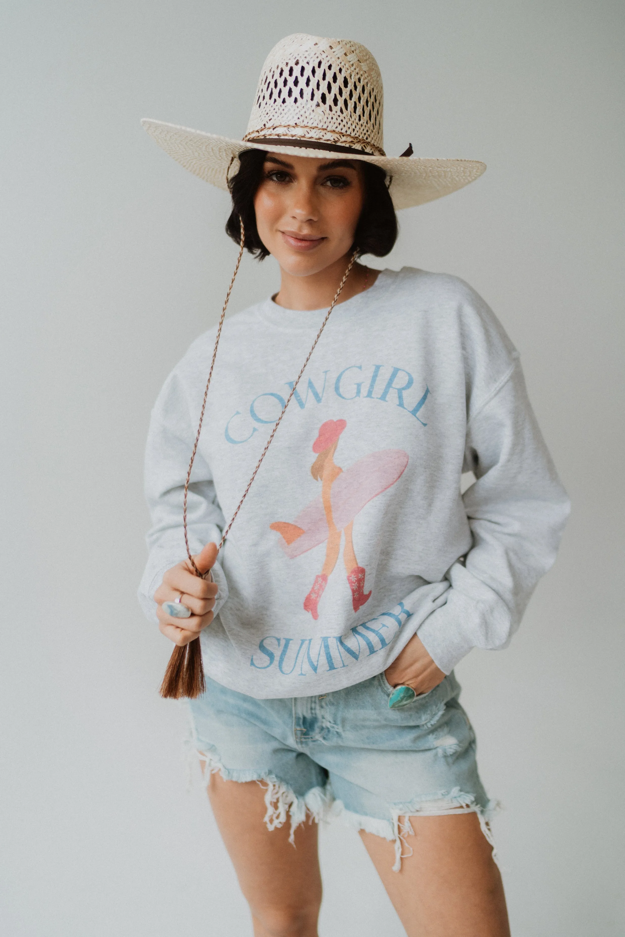 Cowgirl Summer Sweatshirt sold by Goldie Lew