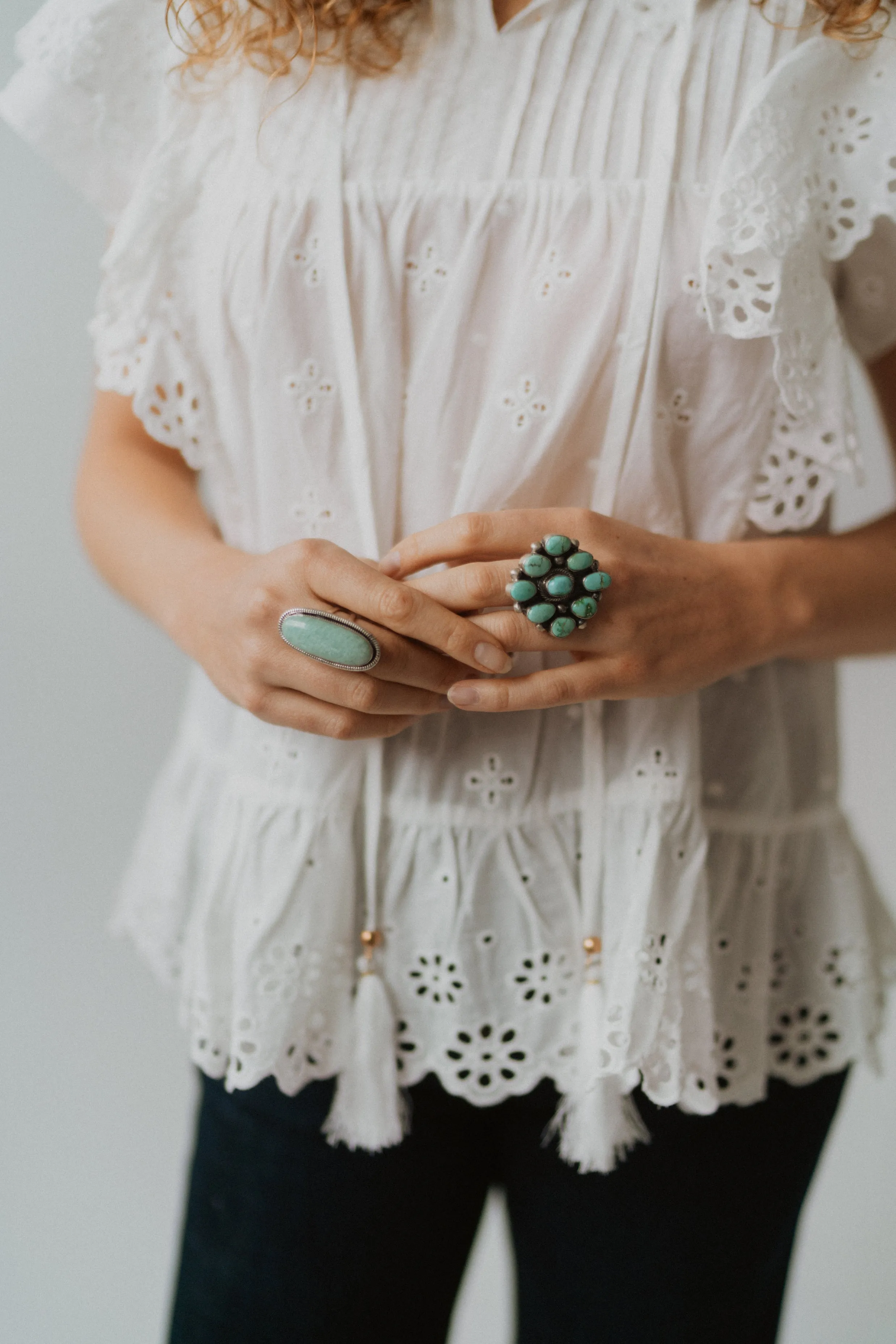 Hopkins Ring | Amazonite sold by Goldie Lew product image thumbnail 4