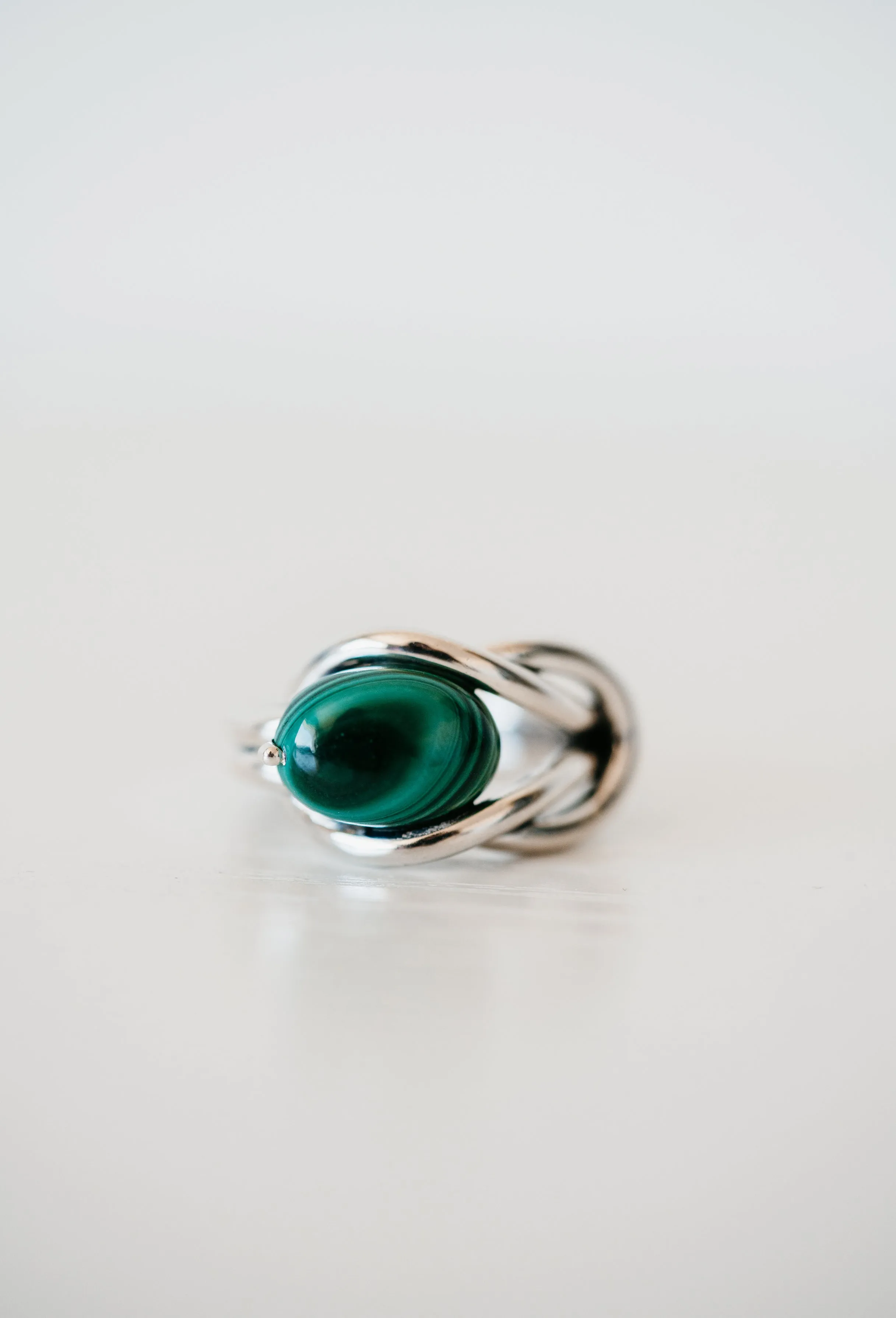 Prairie Ring | Malachite sold by Goldie Lew