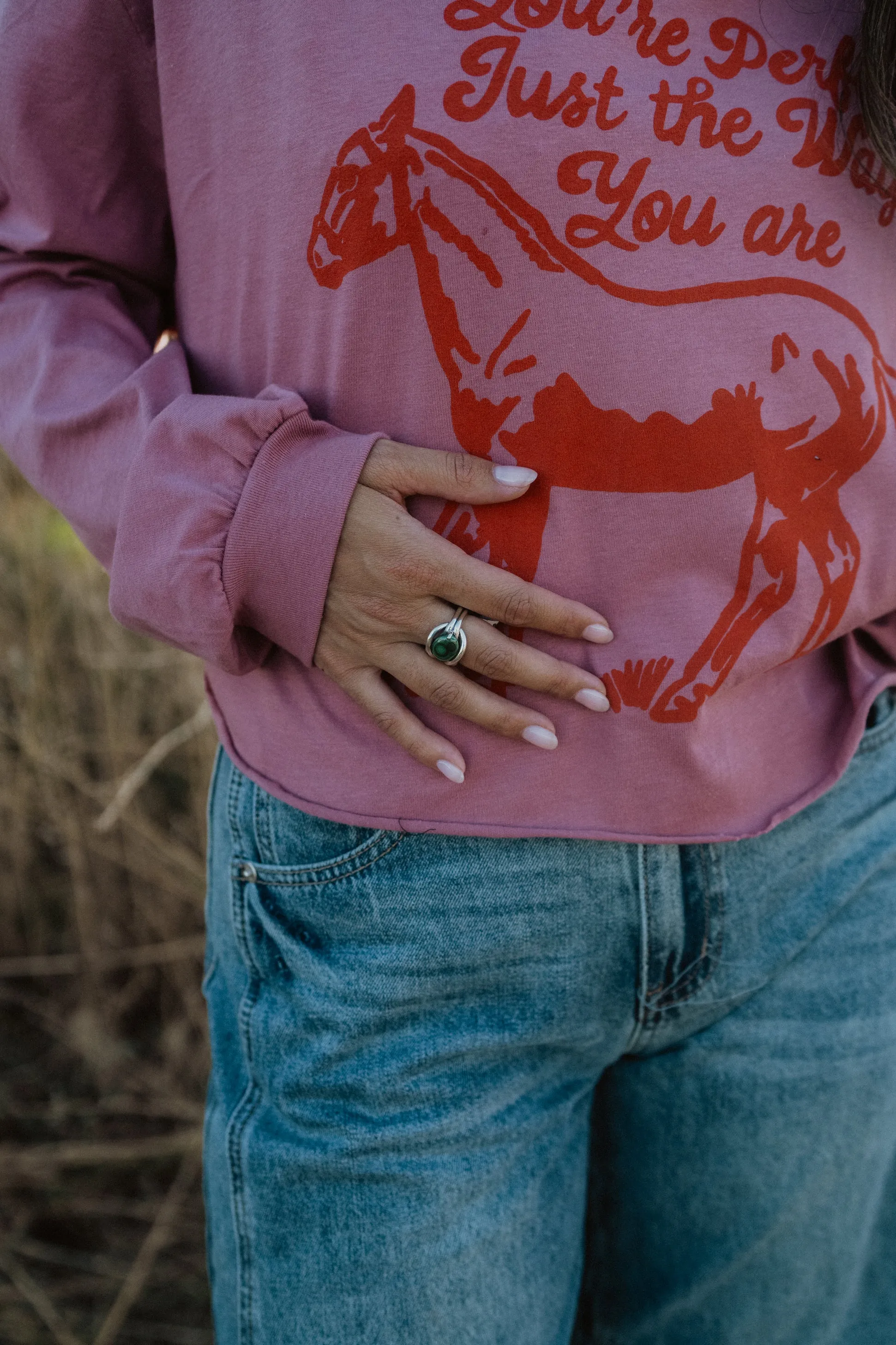 Prairie Ring | Malachite sold by Goldie Lew product image thumbnail 2