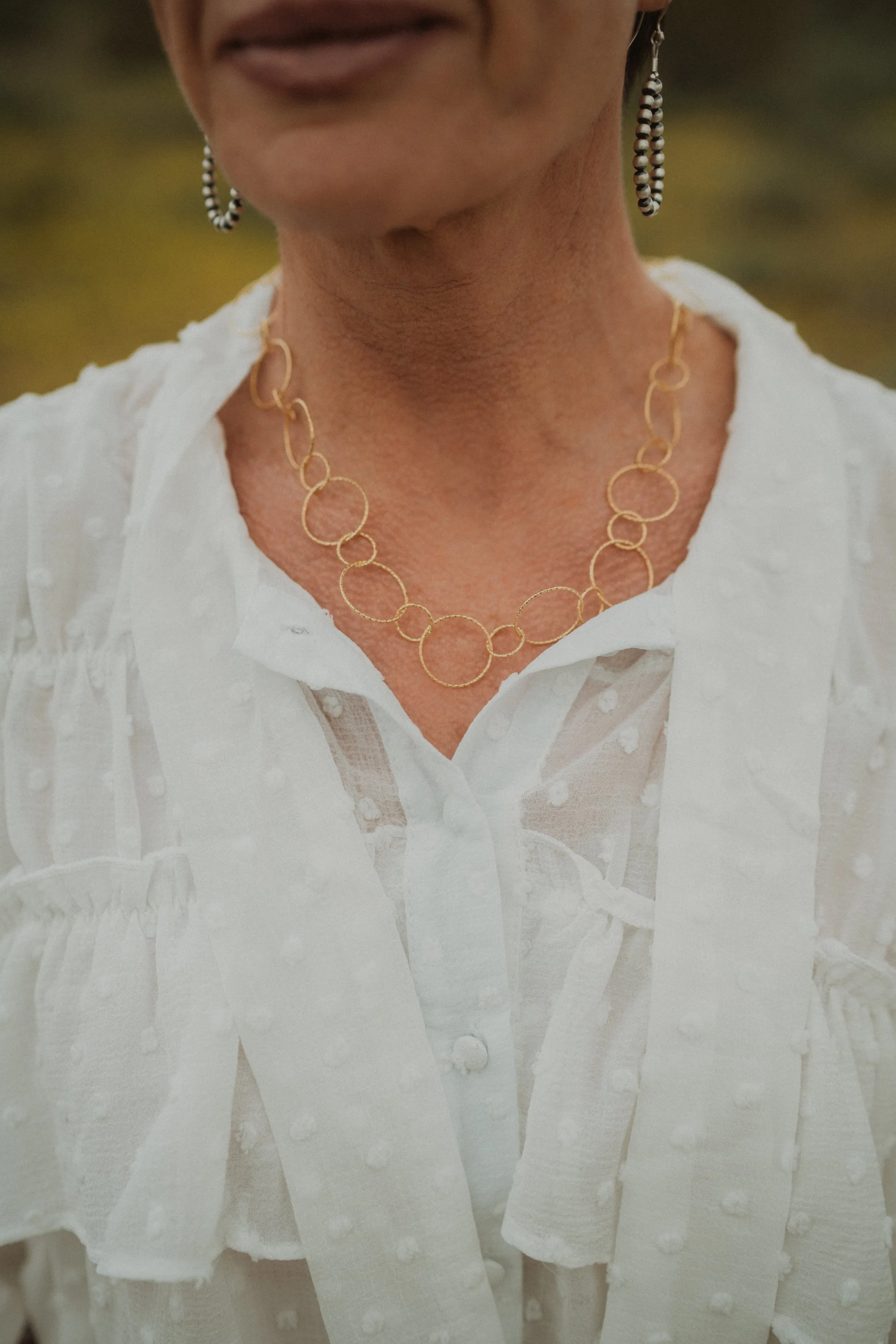 Misha Necklace | Gold sold by Goldie Lew product image thumbnail 3