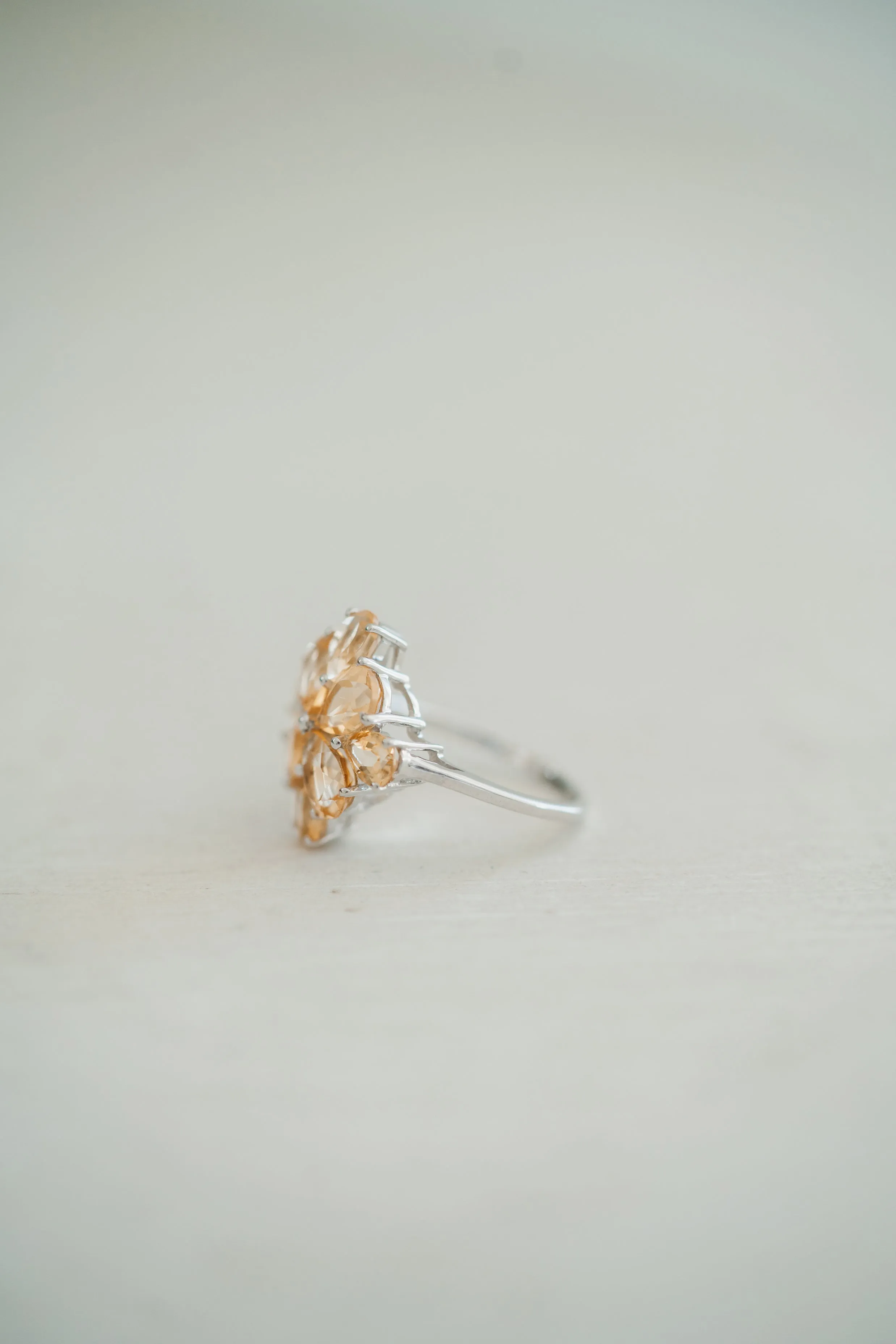 Carrie Ring | Gold Citrine sold by Goldie Lew product image thumbnail 2