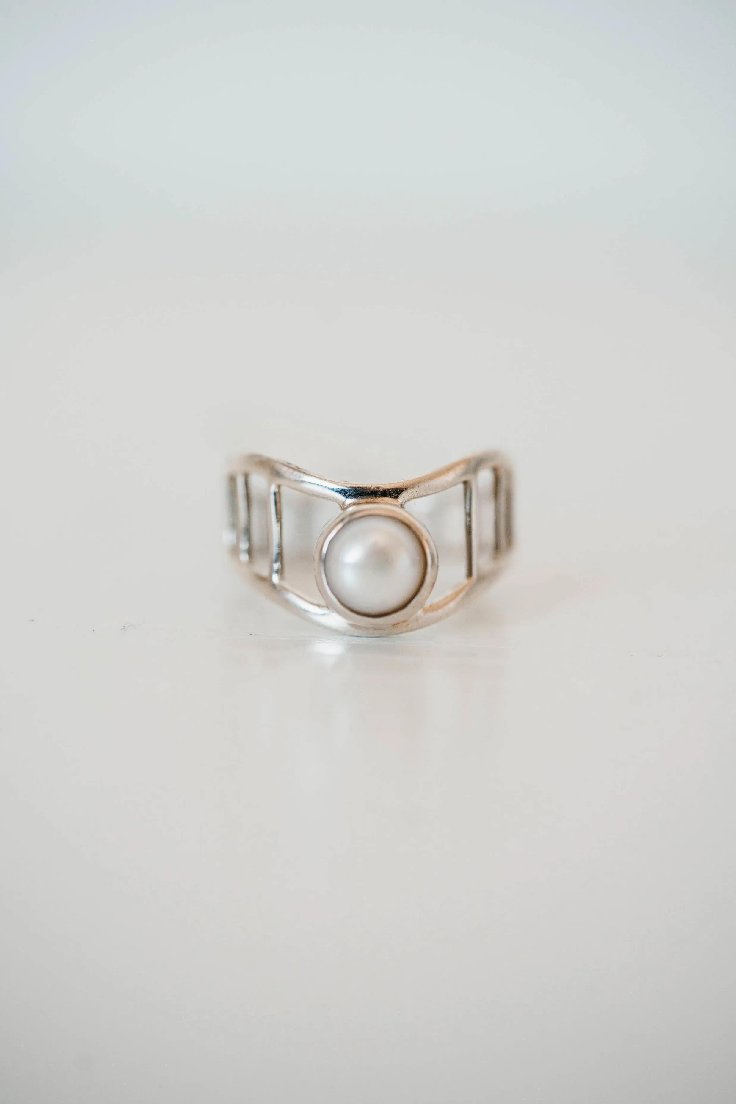 Olly Ring | Pearl - FINAL SALE sold by Goldie Lew