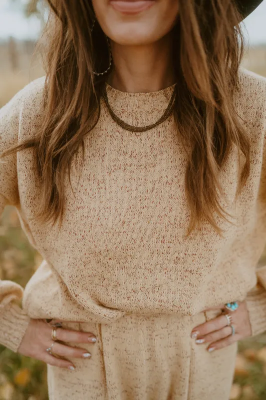 Shayna Necklace | Dusty Brown sold by Goldie Lew