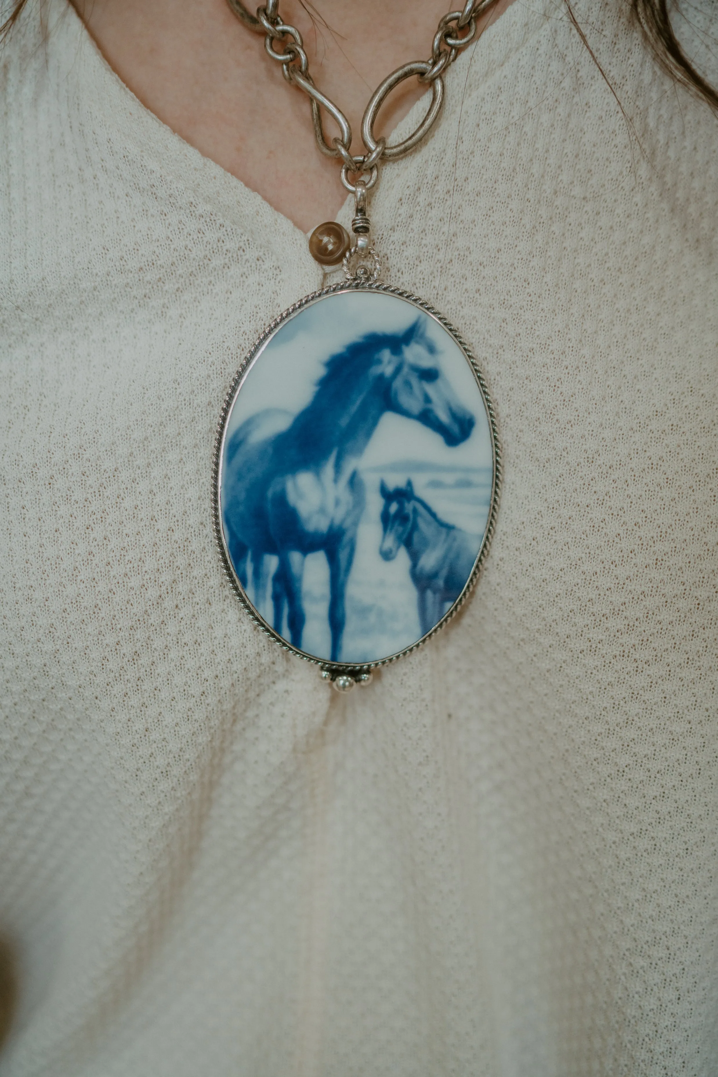 Horse + Colt Necklace sold by Goldie Lew product image thumbnail 3