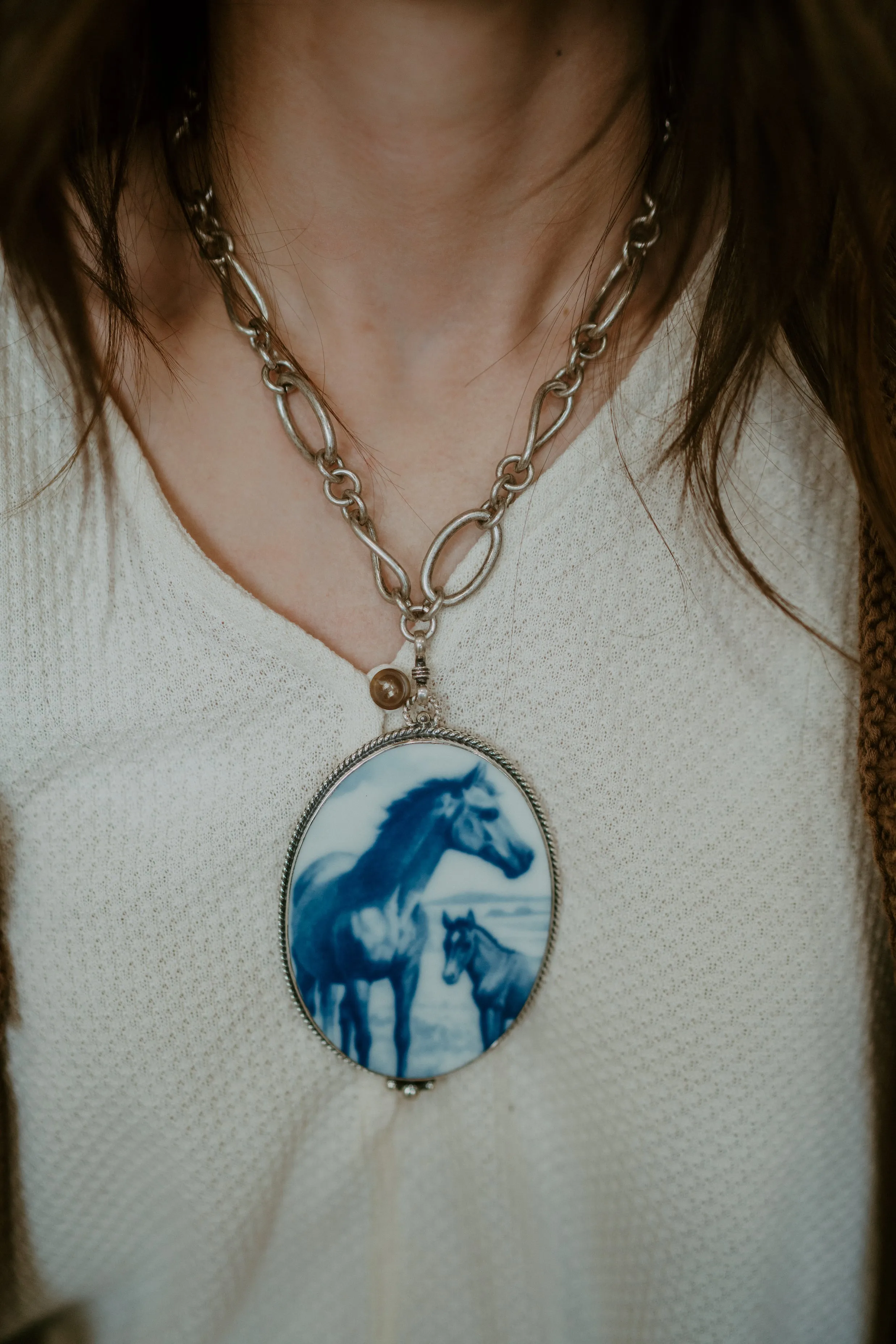 Horse + Colt Necklace sold by Goldie Lew product image thumbnail 2