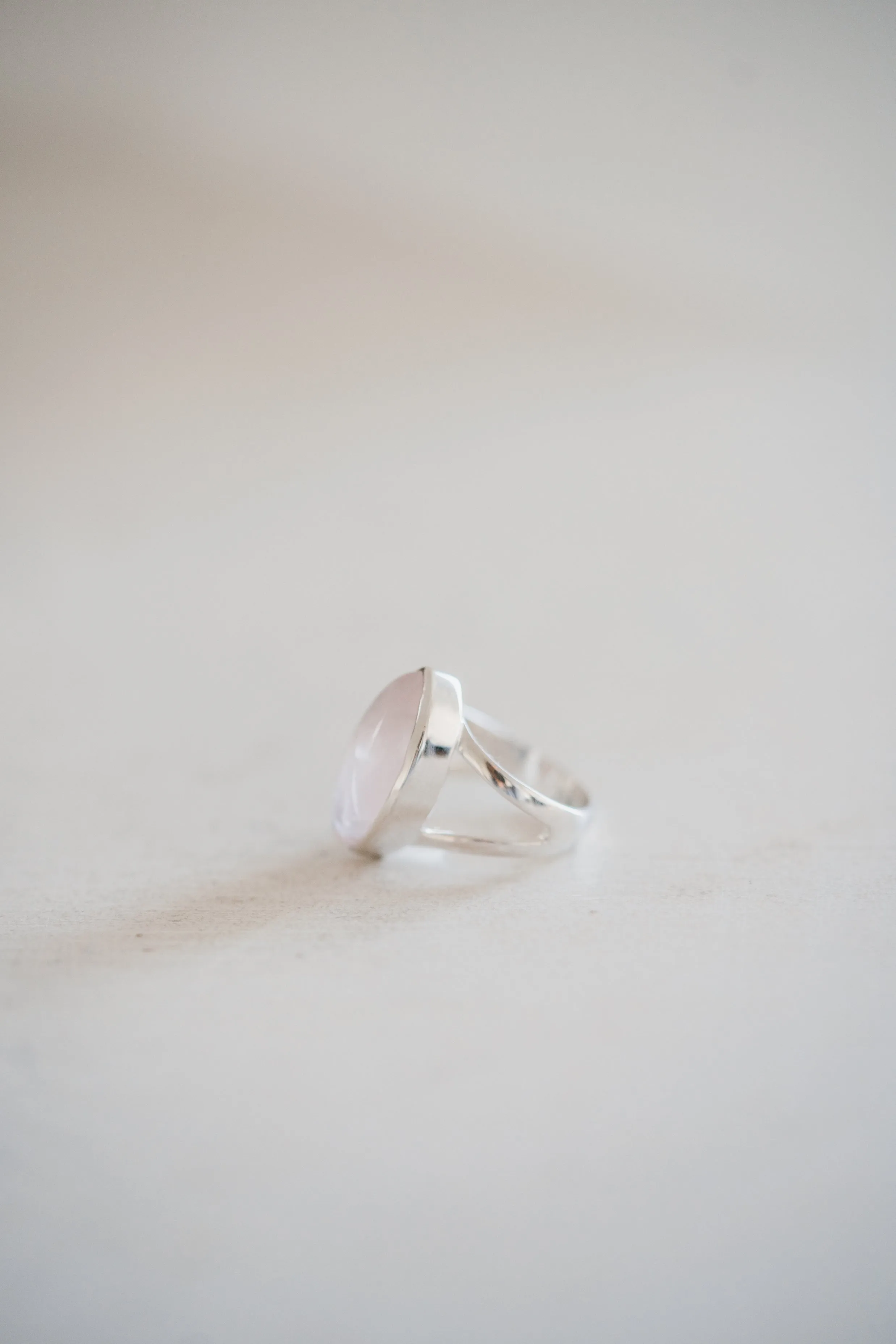 Mally Ring | Rose Quartz sold by Goldie Lew product image thumbnail 2
