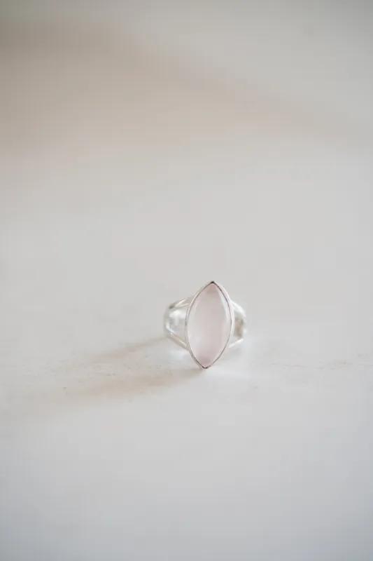 Mally Ring | Rose Quartz sold by Goldie Lew