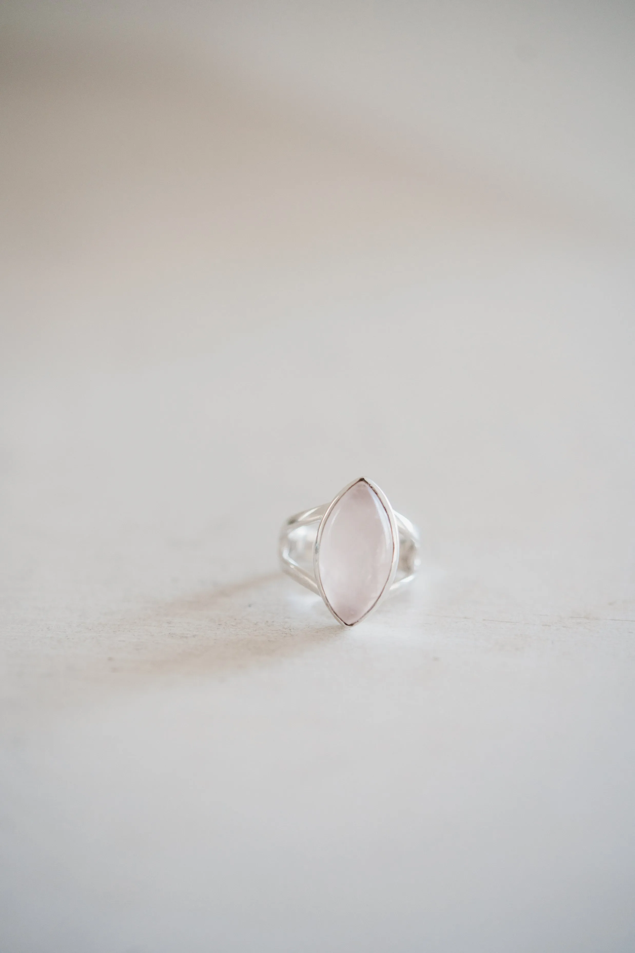 Mally Ring | Rose Quartz sold by Goldie Lew