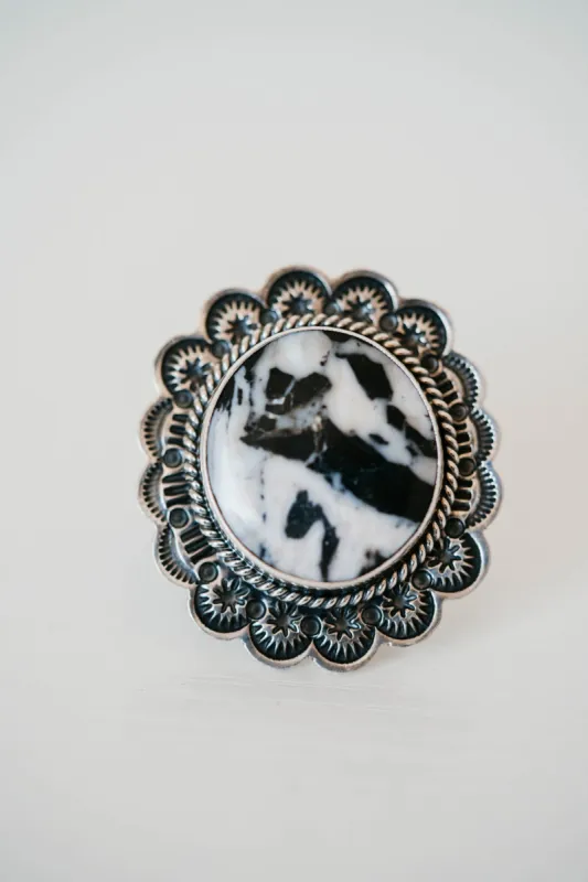 Stella Ring | #2 | White Buffalo sold by Goldie Lew