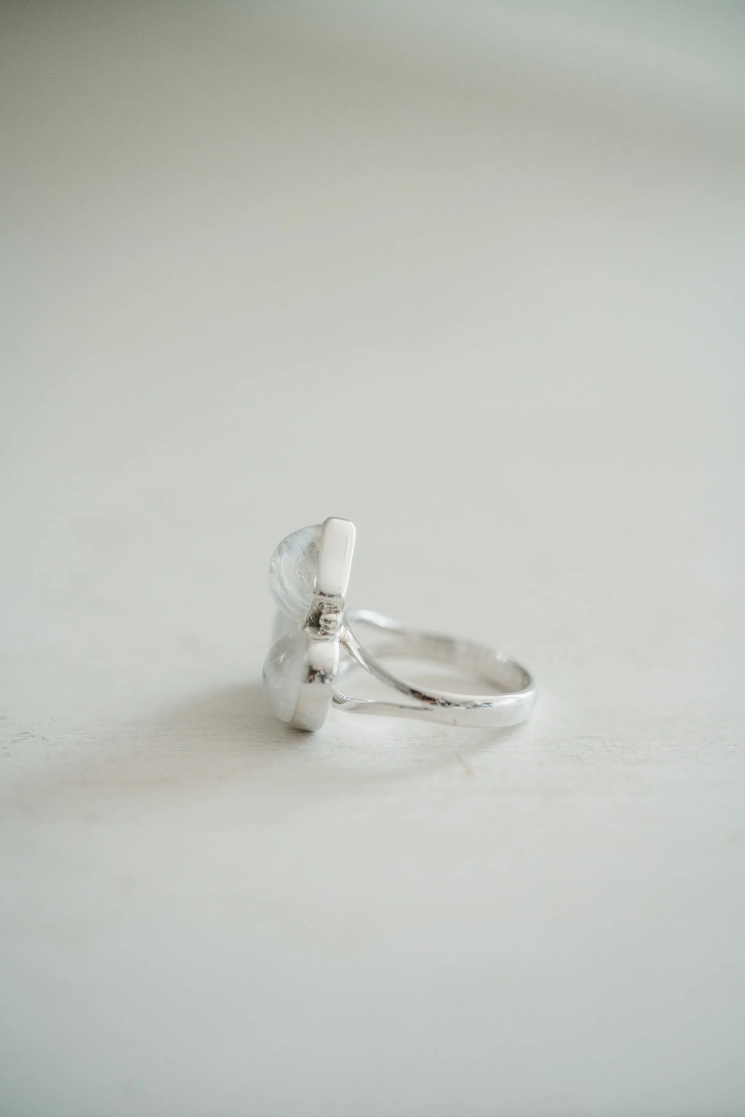 Dahlia Ring | Moonstone sold by Goldie Lew product image thumbnail 2