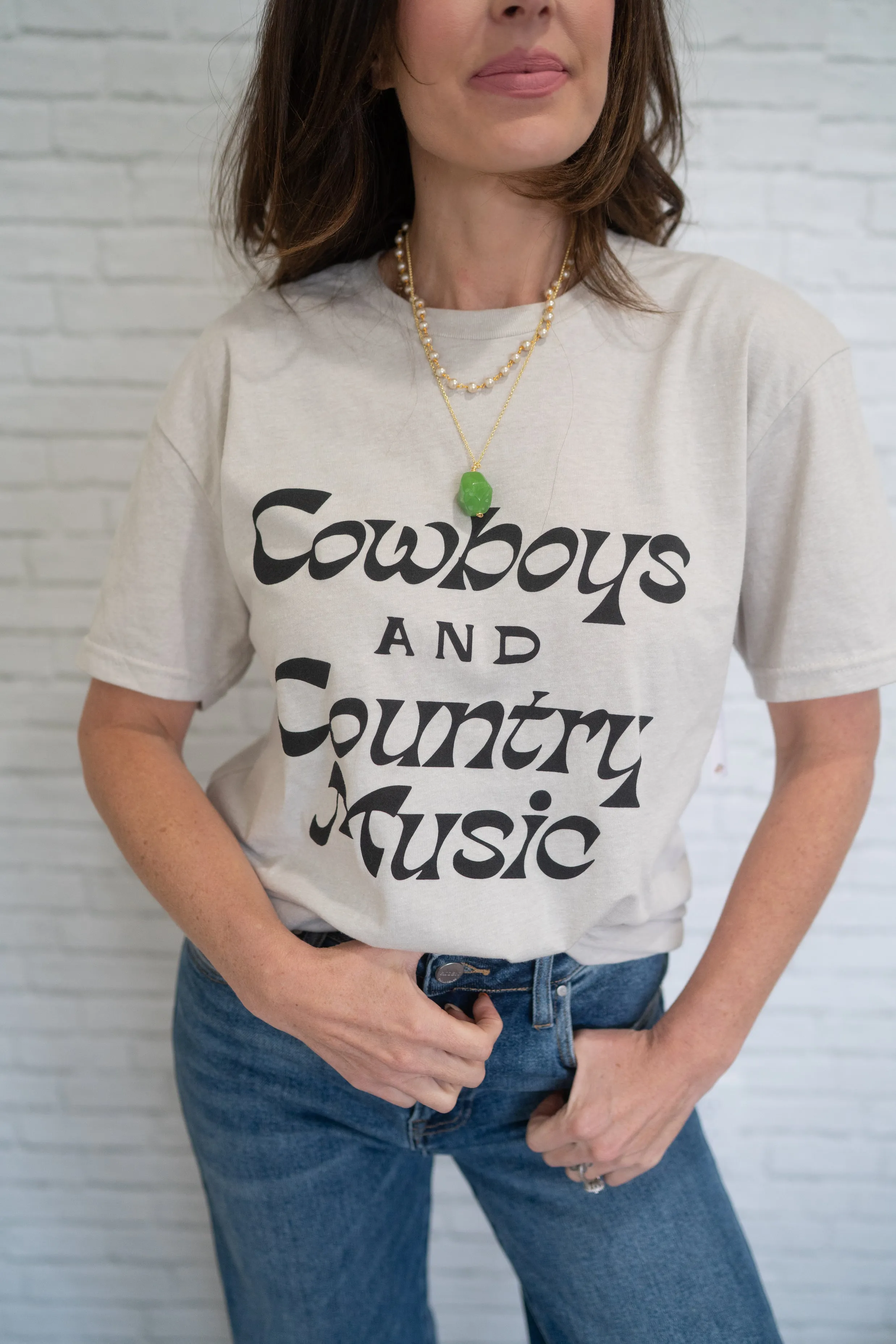 Cowboys & Country Music T-Shirt sold by Goldie Lew product image thumbnail 5