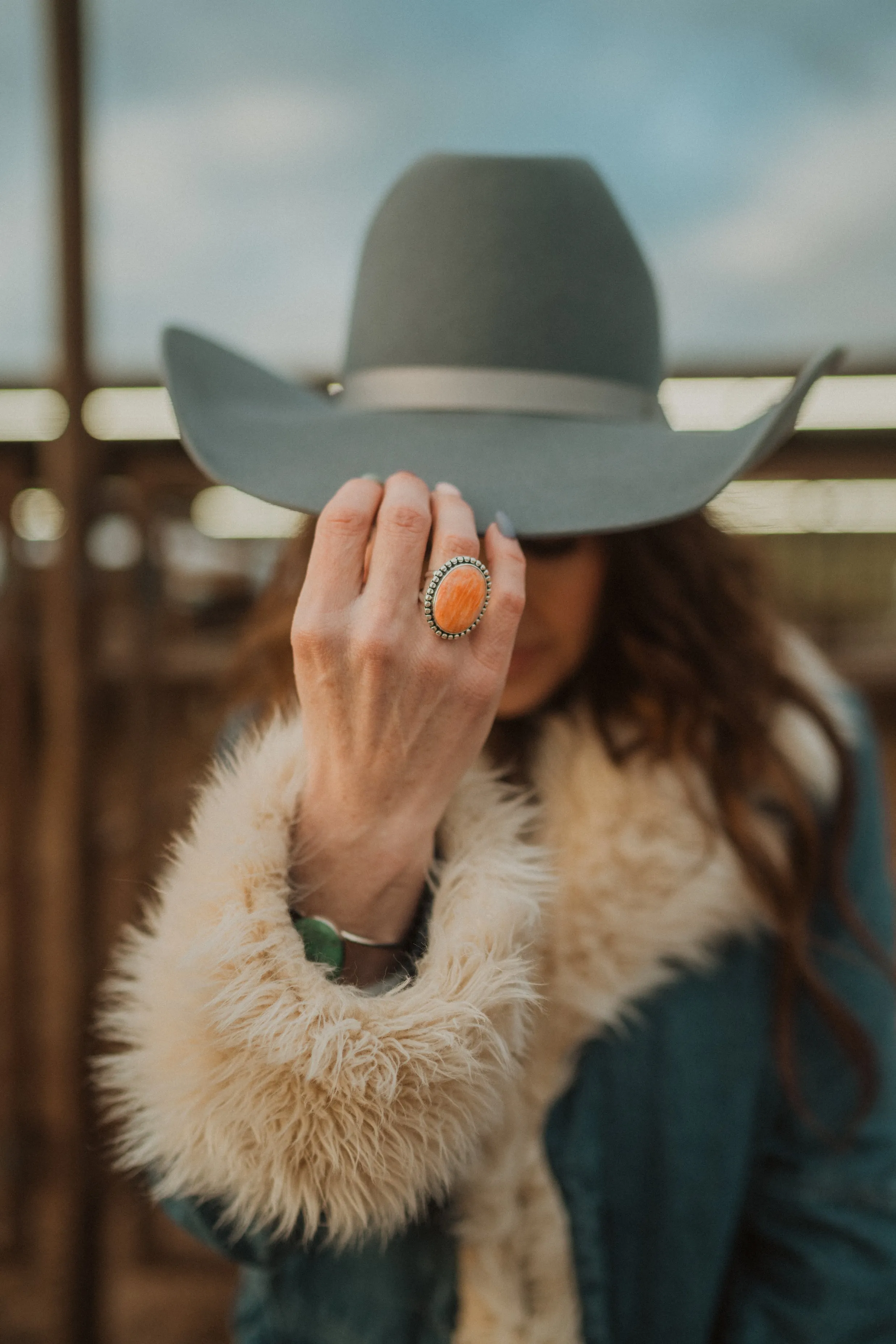 Malibu Ring | Red Agate sold by Goldie Lew product image thumbnail 2