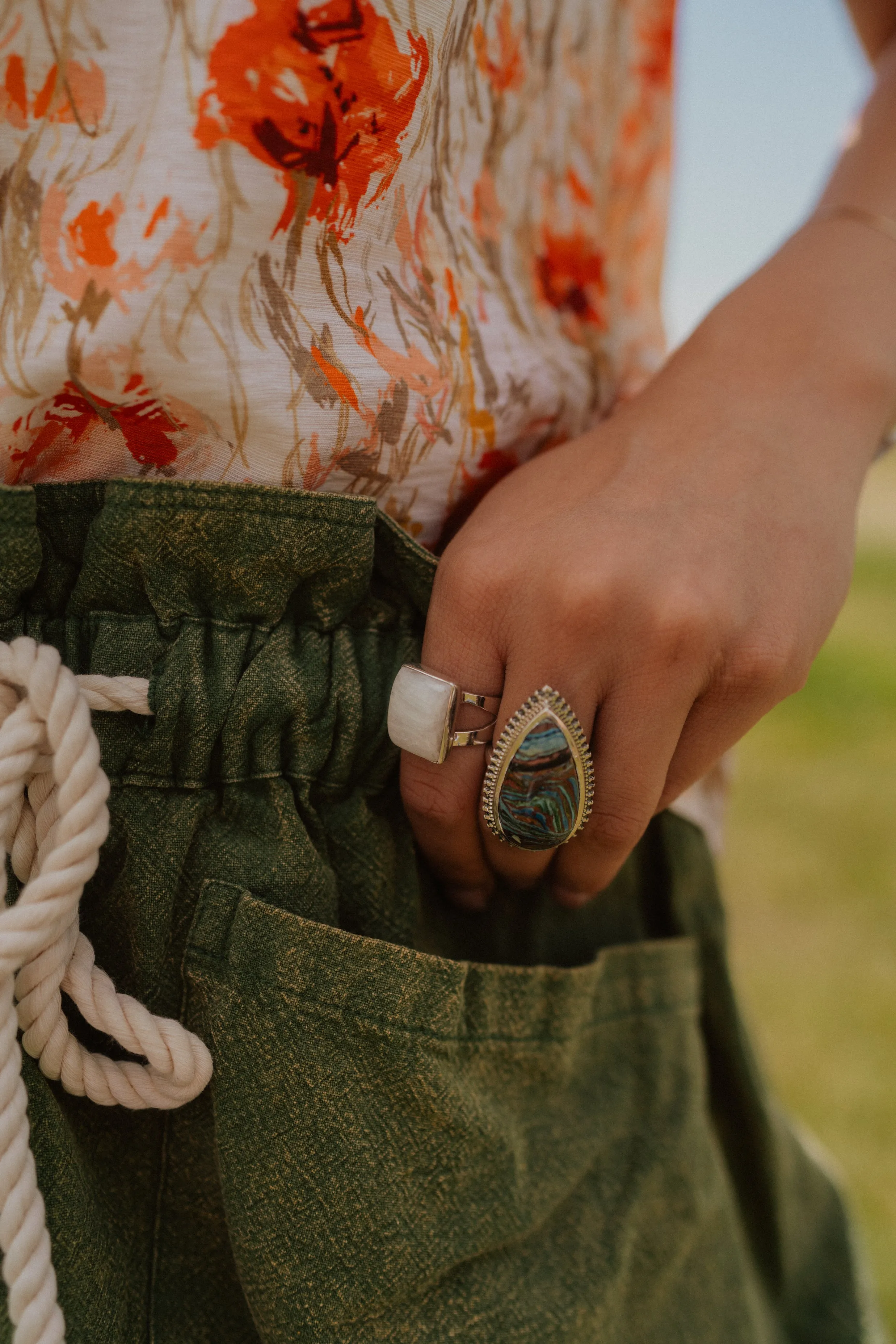 Julie Ring | Scolecite sold by Goldie Lew product image thumbnail 2