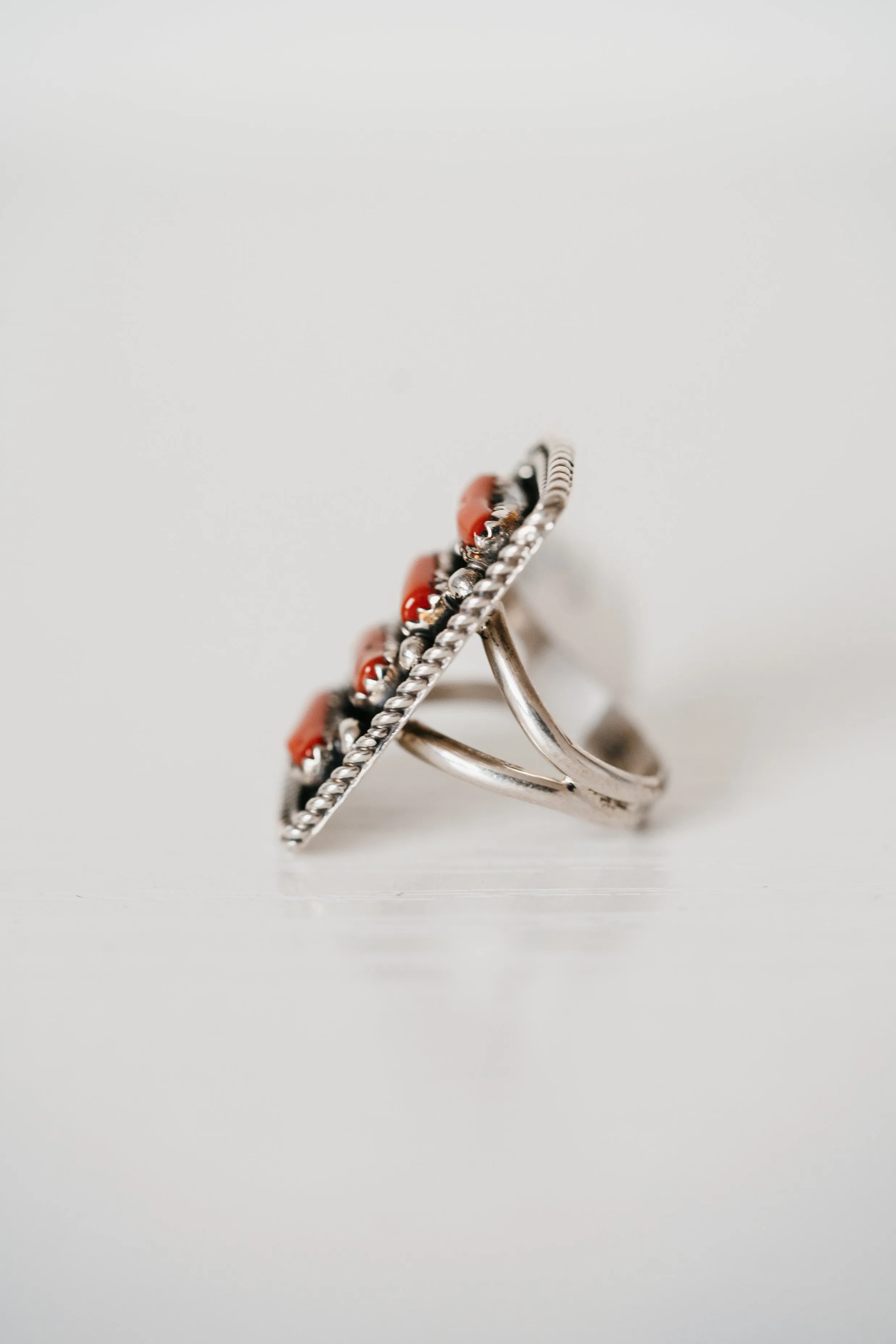 Zane Ring | Coral - FINAL SALE sold by Goldie Lew product image thumbnail 3