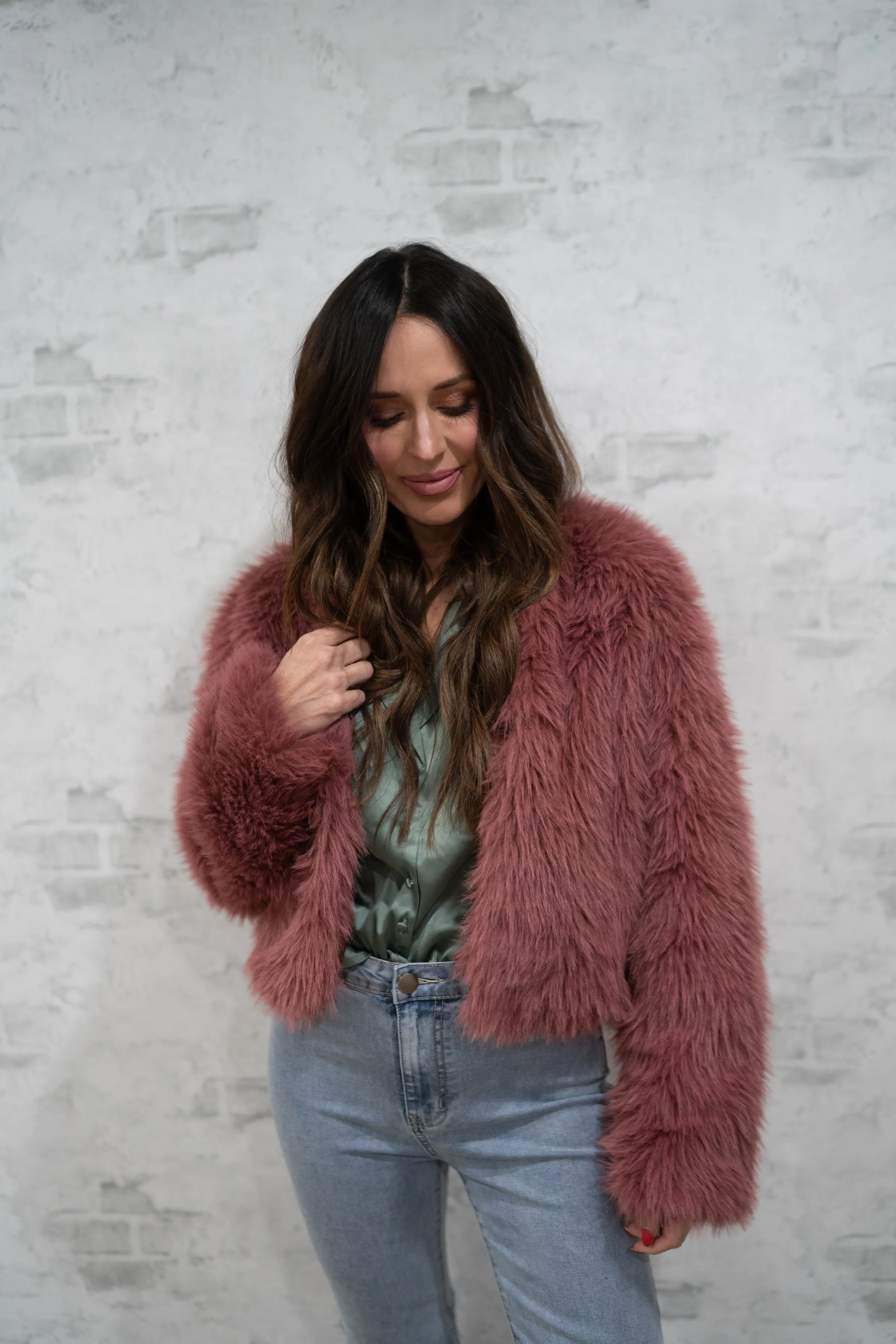 Lorenzo Fur Jacket sold by Goldie Lew product image thumbnail 3