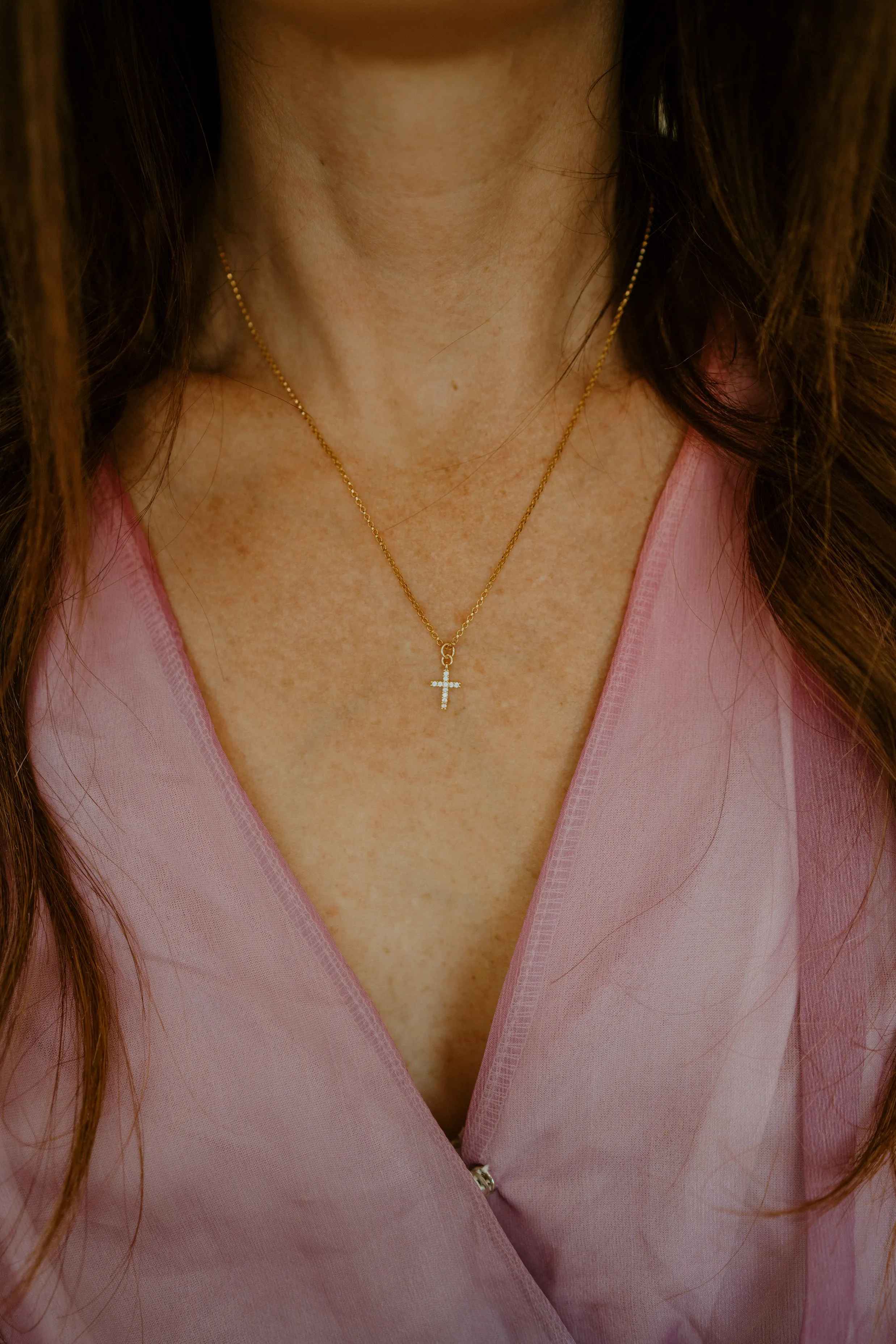 Kella Cross Necklace | #4 sold by Goldie Lew product image thumbnail 2