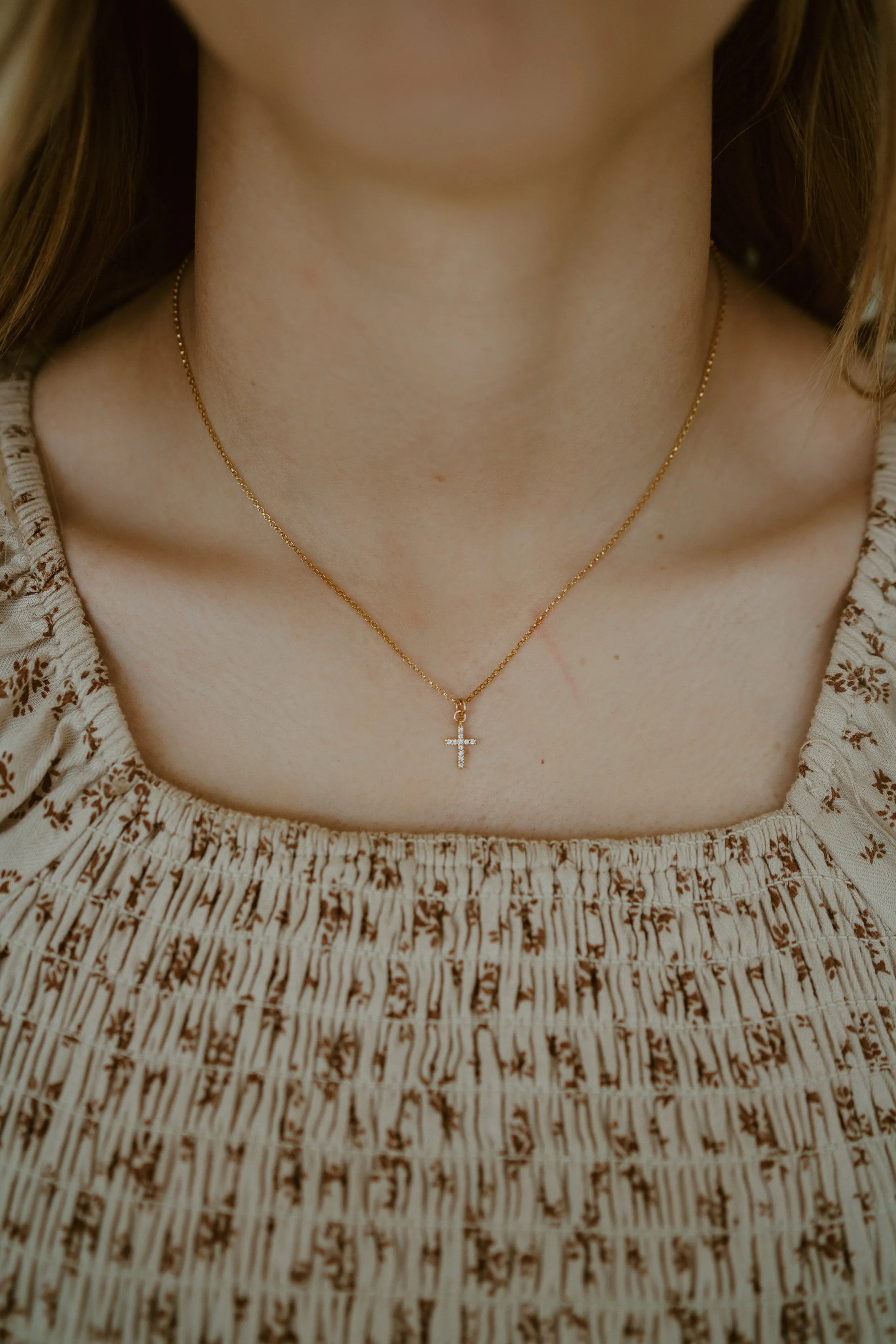 Kella Cross Necklace | #4 sold by Goldie Lew product image thumbnail 4