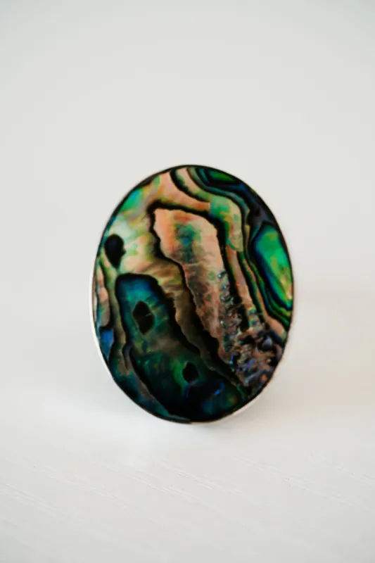 Leonora Ring | Abalone Shell sold by Goldie Lew