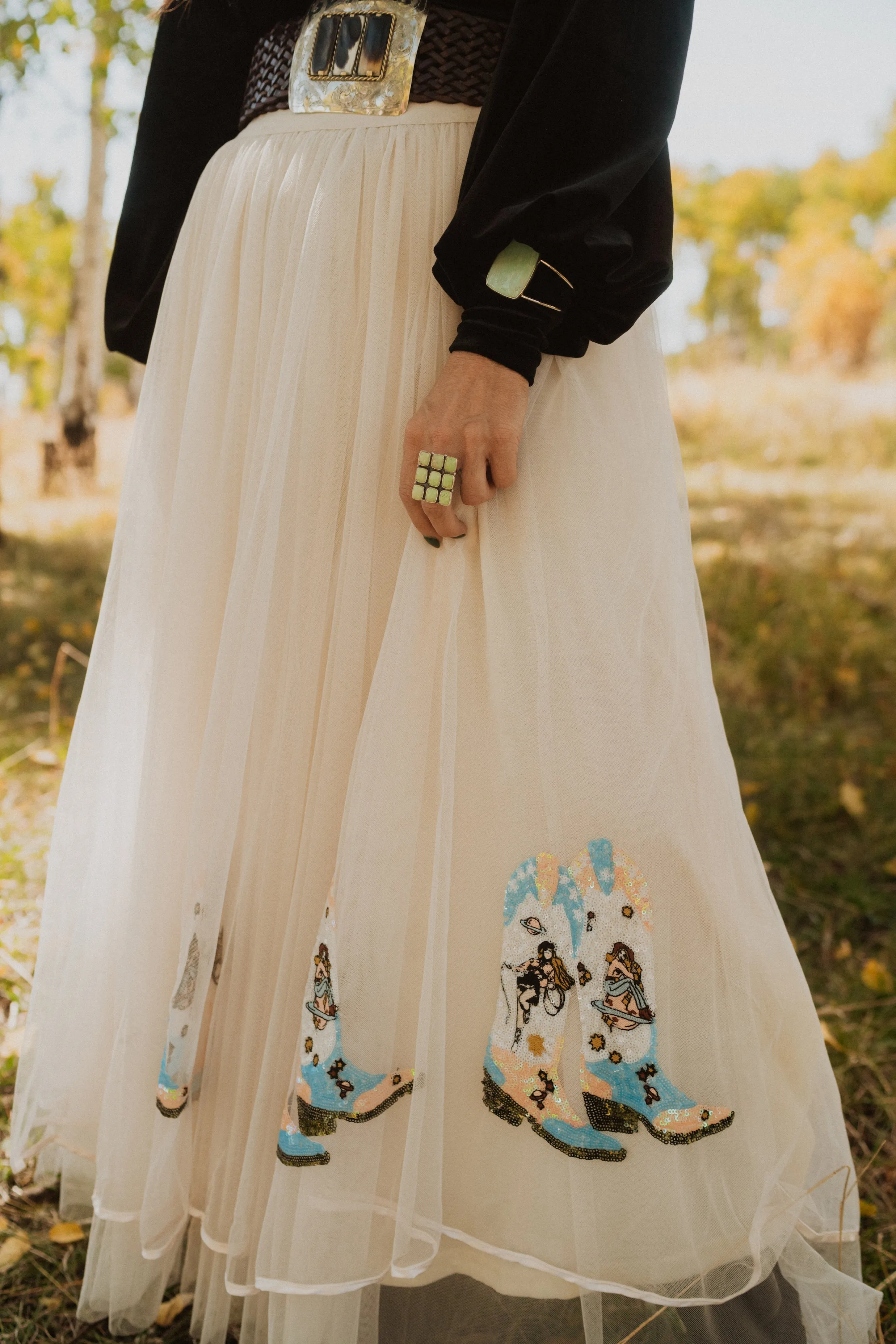 Jolie Ring | Lemon Chrysoprase sold by Goldie Lew product image thumbnail 4