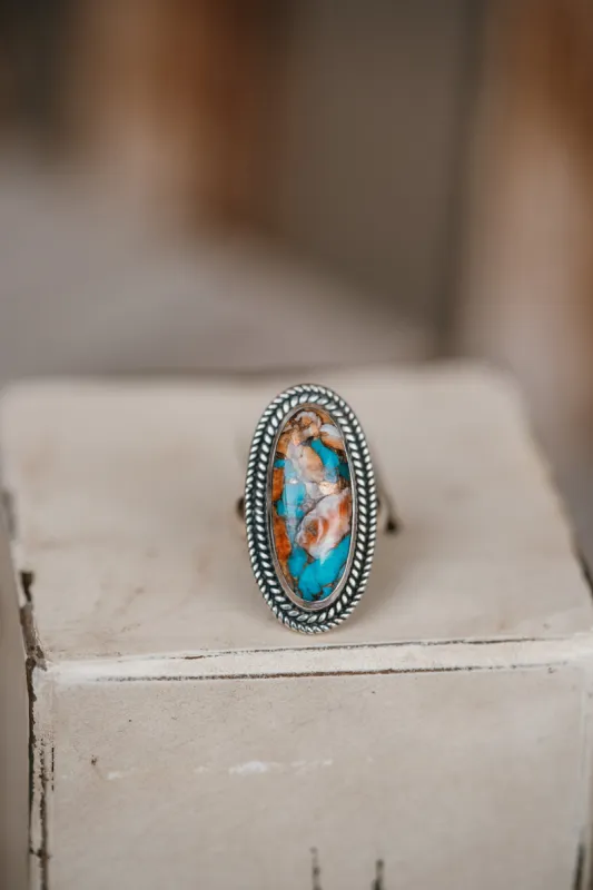 Julia Ring | Spiny Turquoise sold by Goldie Lew