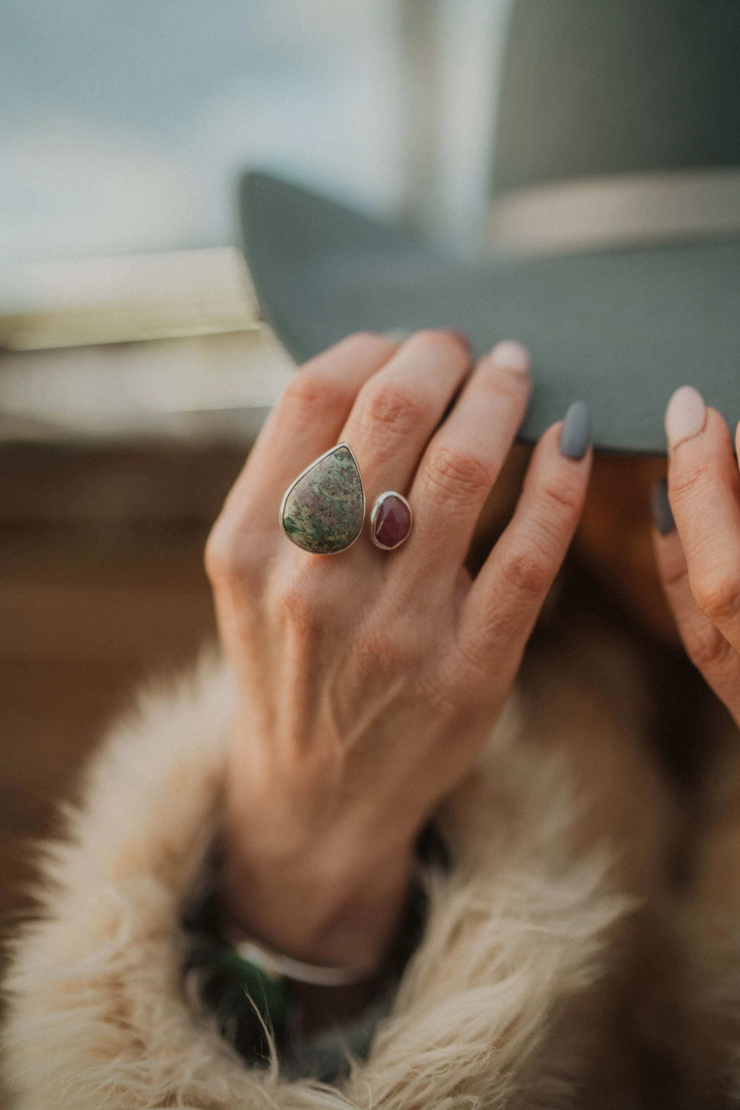 Randy Ring | Ruby Fuchsite sold by Goldie Lew product image thumbnail 2