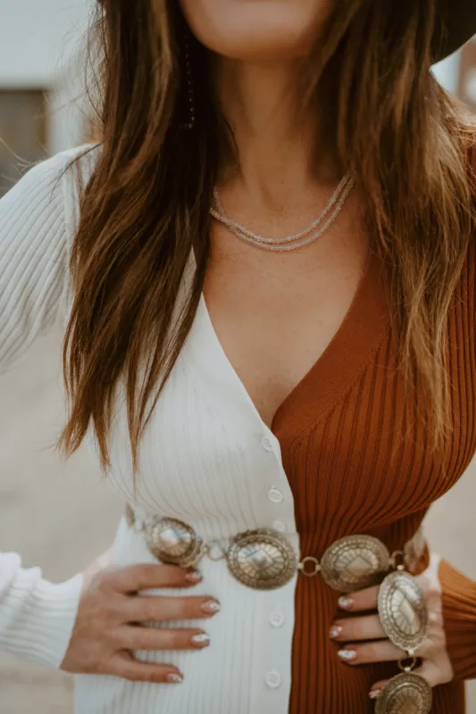 Shayna Necklace | Light Pink sold by Goldie Lew