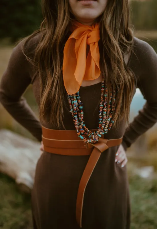 All Day Orange Wild Rag sold by Goldie Lew