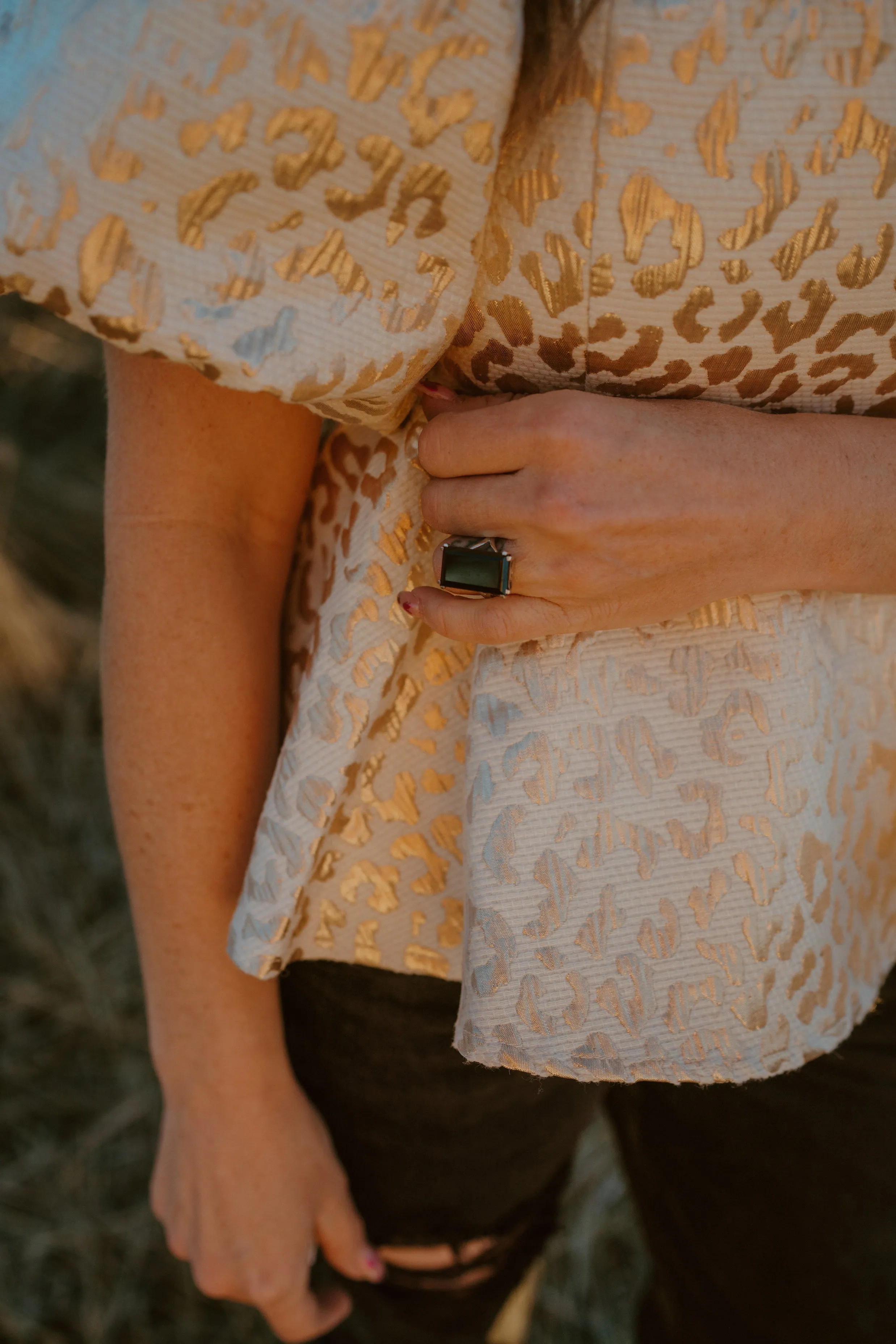 Oscar Ring | Black Spinel - FINAL SALE sold by Goldie Lew product image thumbnail 2