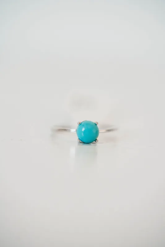 Juno Ring | Turquoise | Large sold by Goldie Lew
