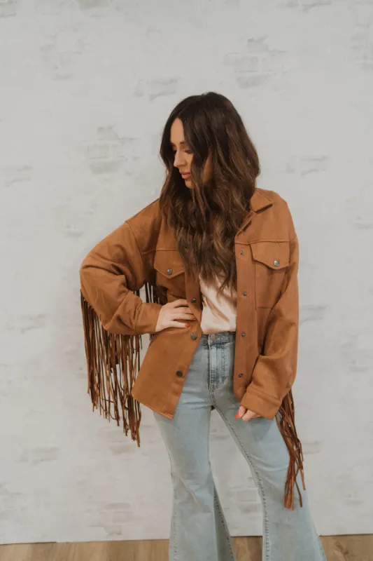 Tenley Fringe Jacket sold by Goldie Lew