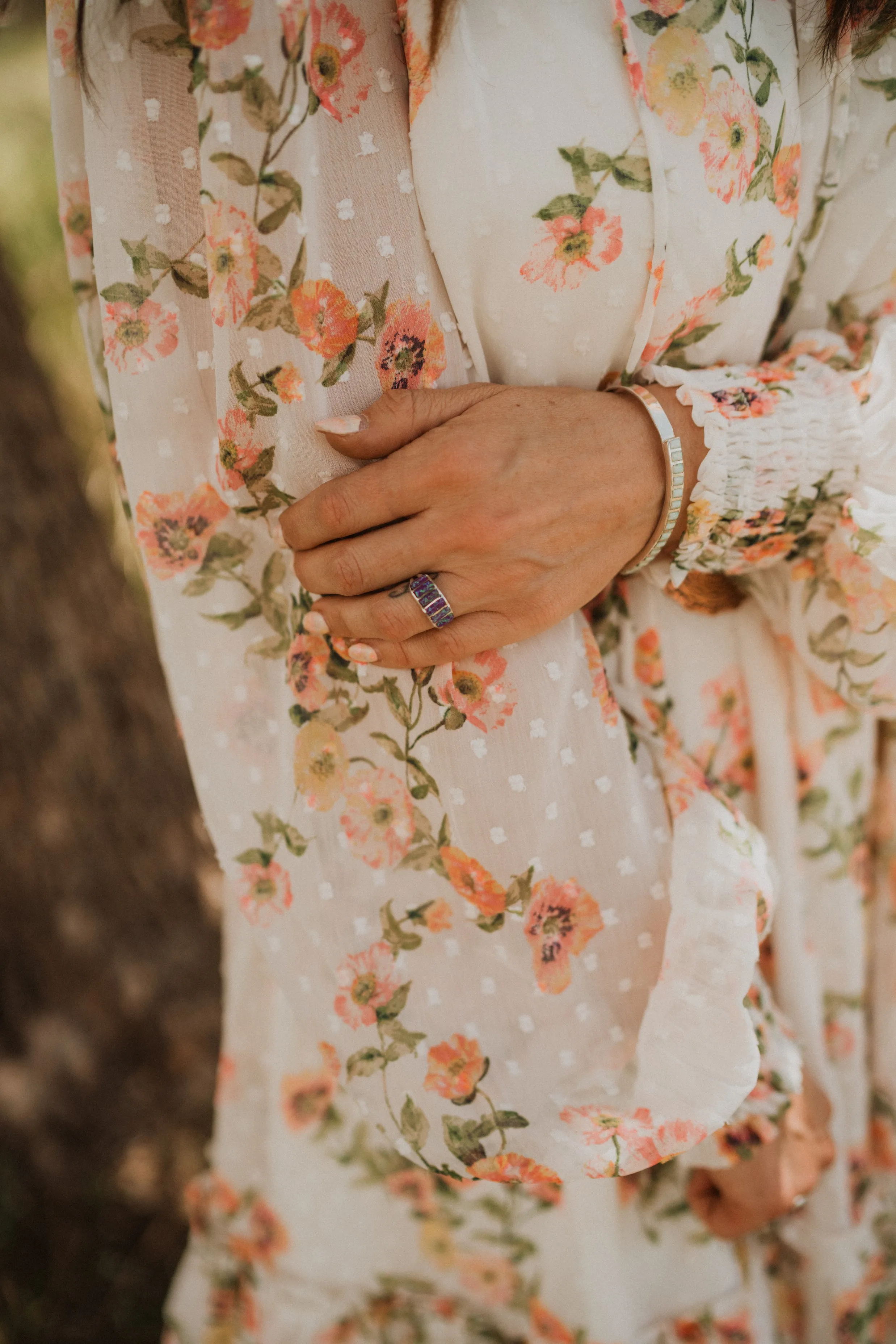 Cru Ring | Purple Opal - FINAL SALE sold by Goldie Lew product image thumbnail 3