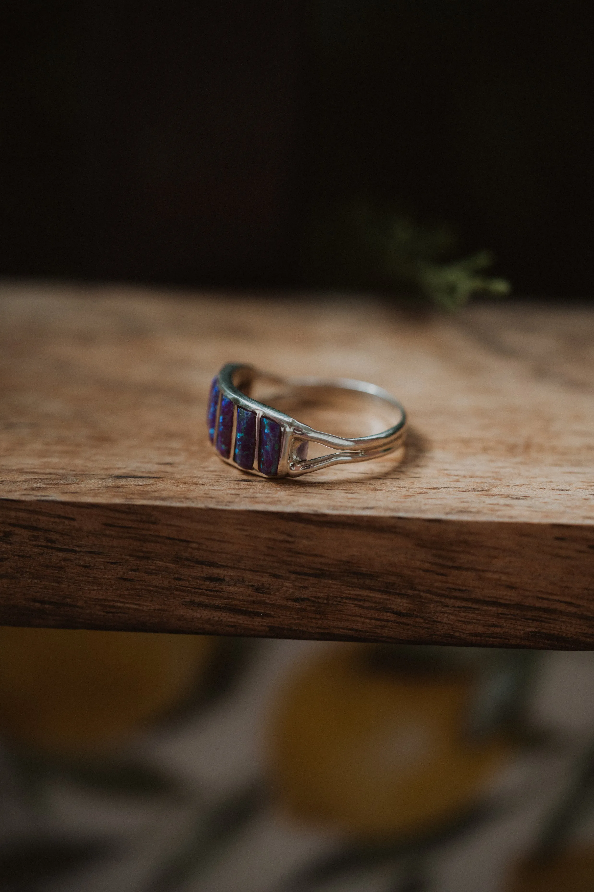 Cru Ring | Purple Opal - FINAL SALE sold by Goldie Lew product image thumbnail 2