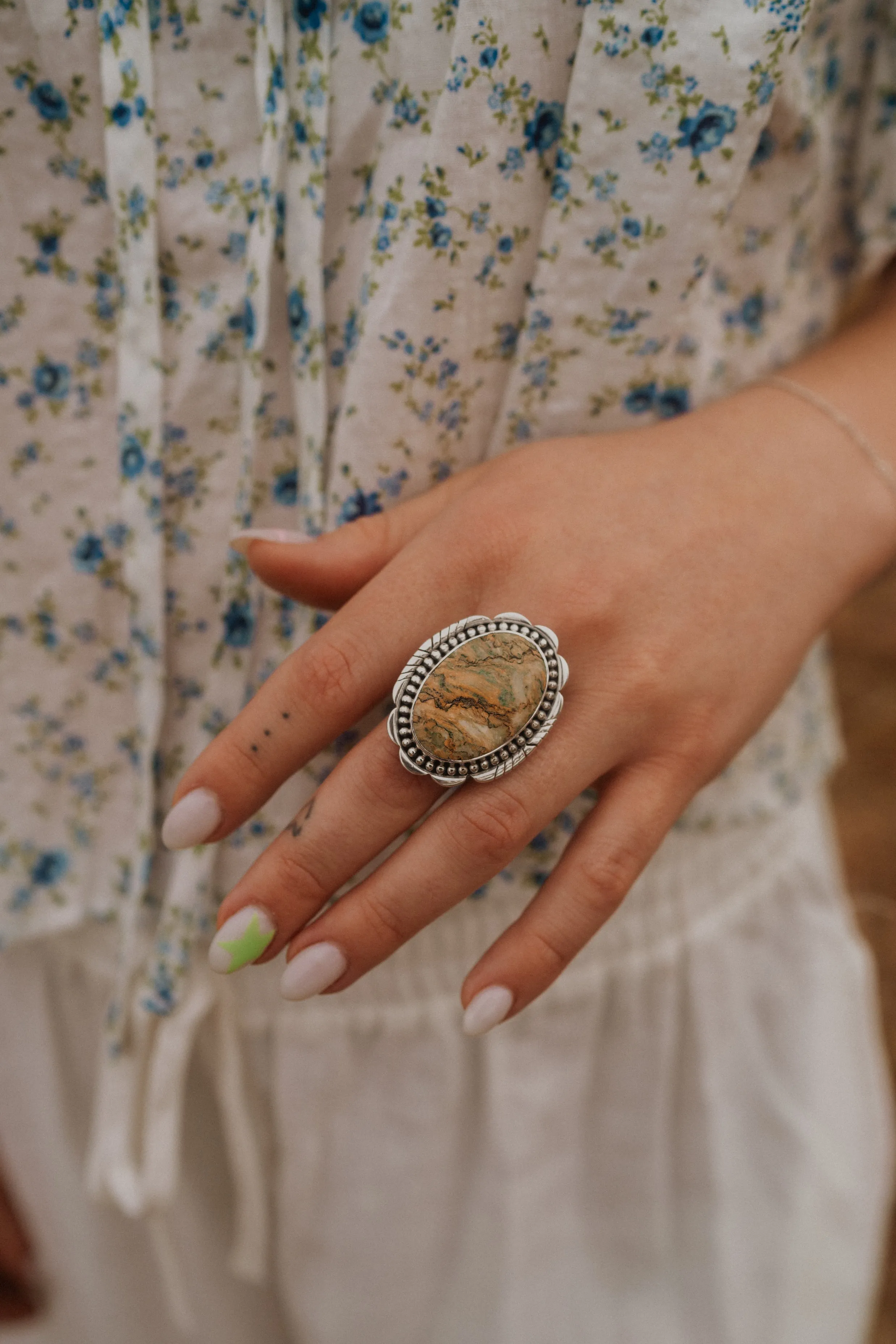 Bristol Ring | Mariposite sold by Goldie Lew product image thumbnail 3