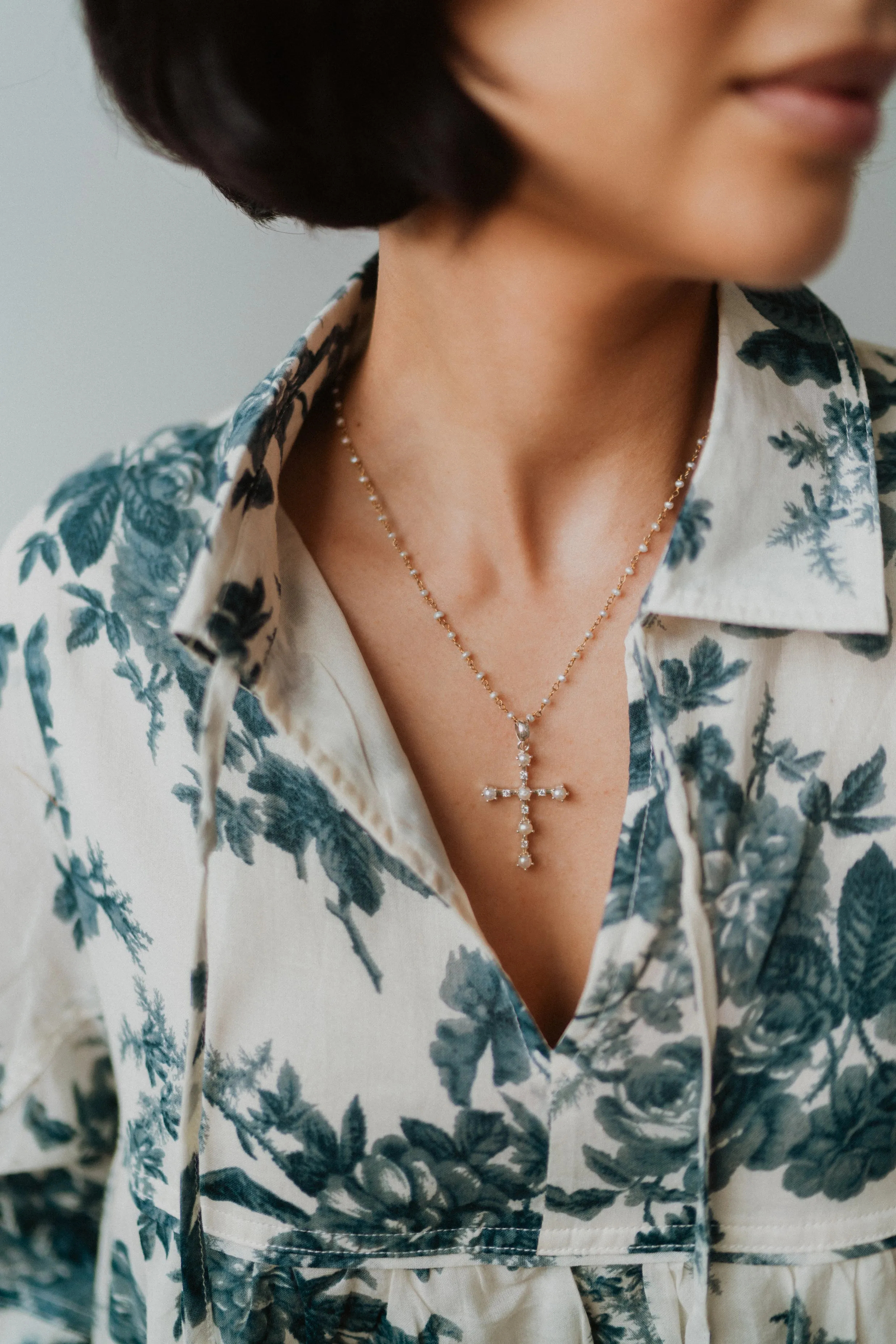 Pearly Girl Necklace sold by Goldie Lew product image thumbnail 2