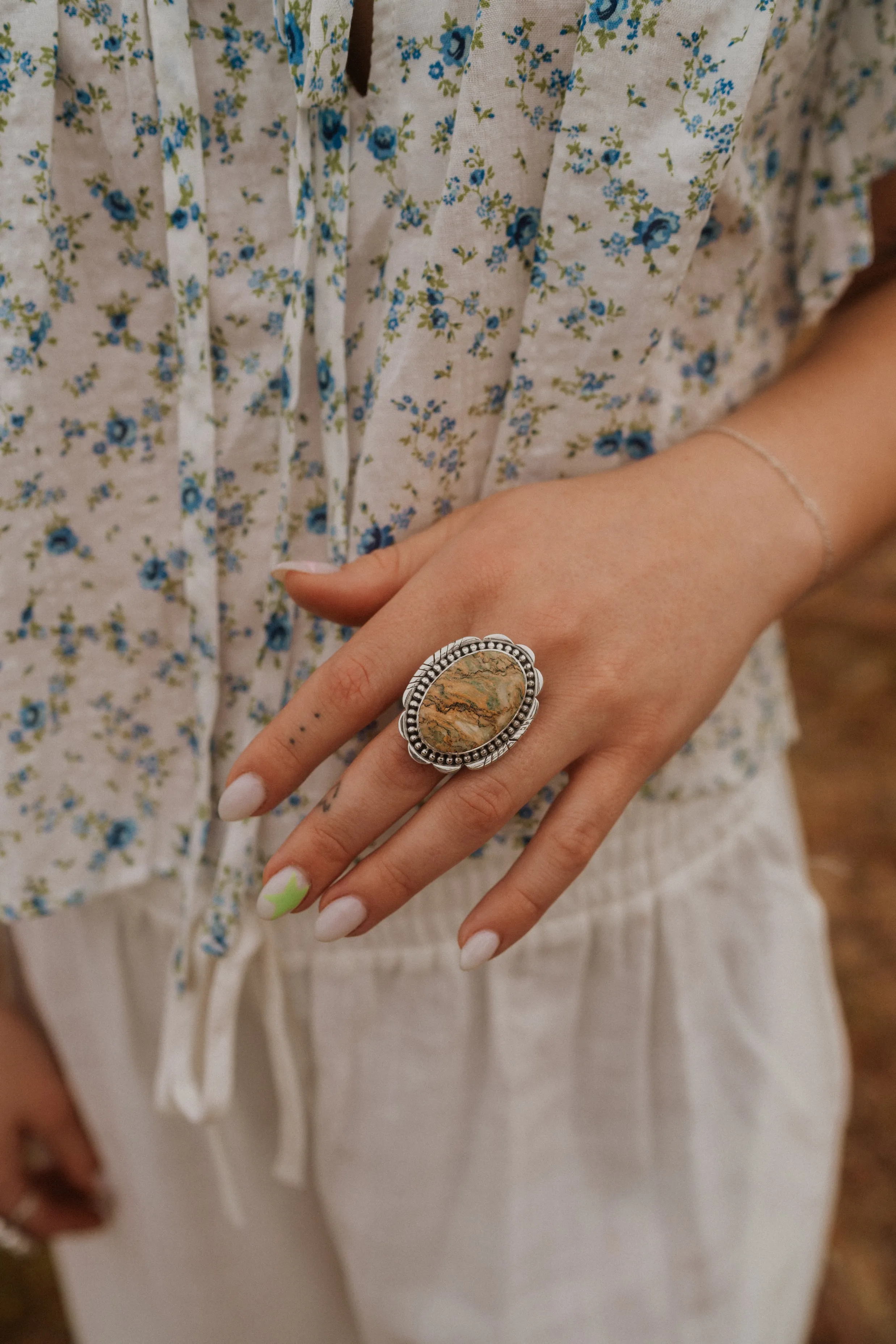 Bristol Ring | Mariposite sold by Goldie Lew product image thumbnail 2