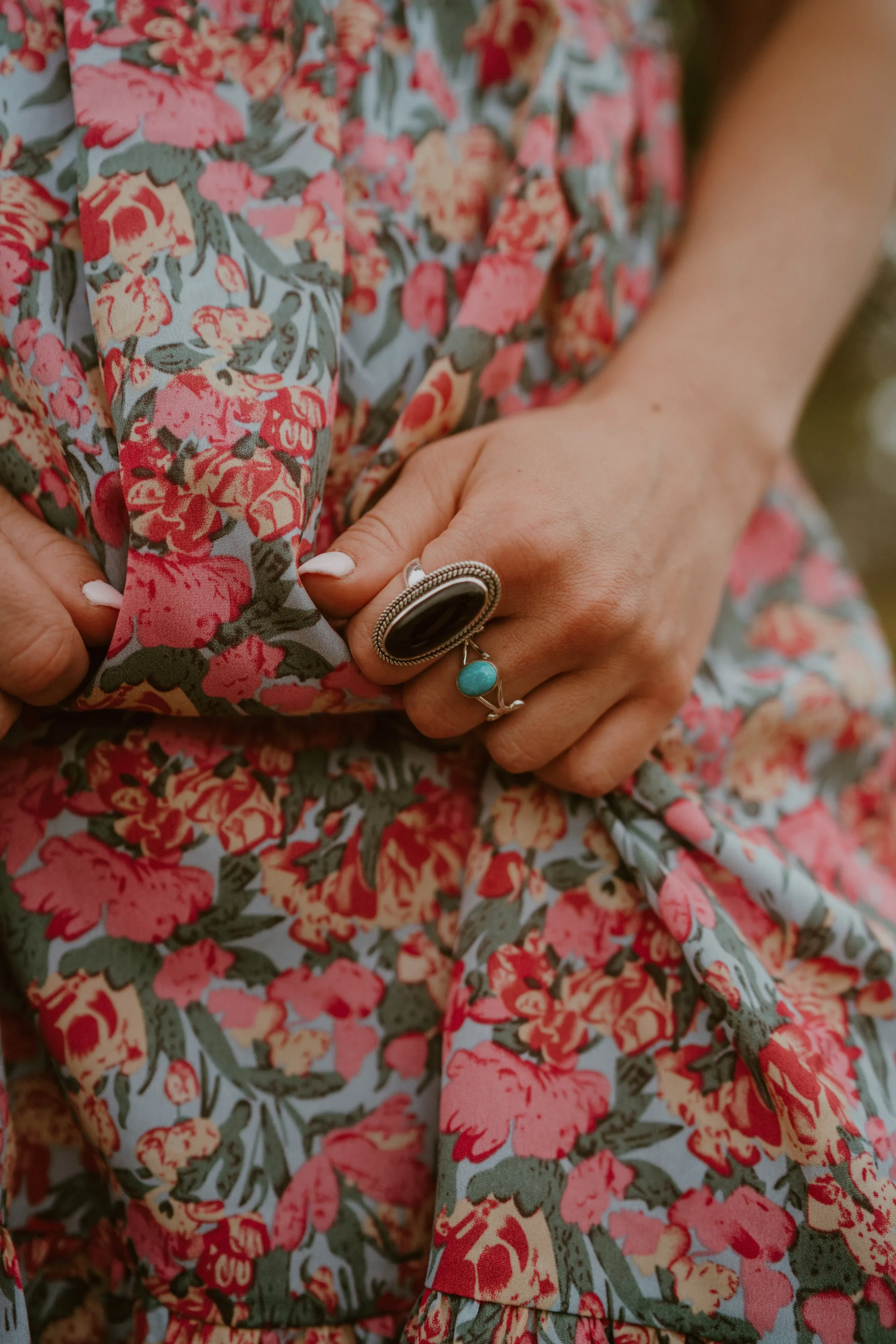 Julia Ring | Black Onyx sold by Goldie Lew product image thumbnail 4