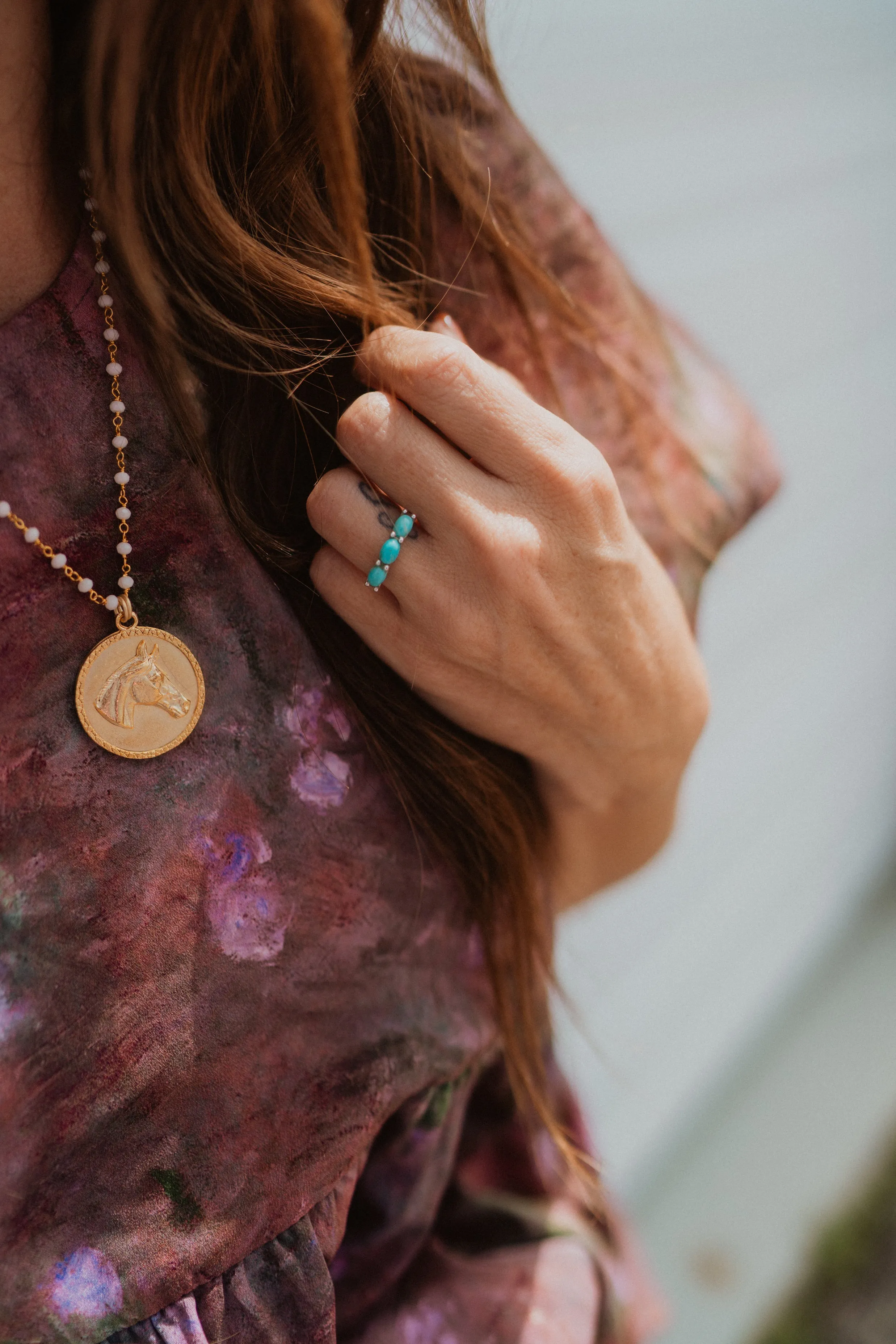 True Ring | Turquoise sold by Goldie Lew