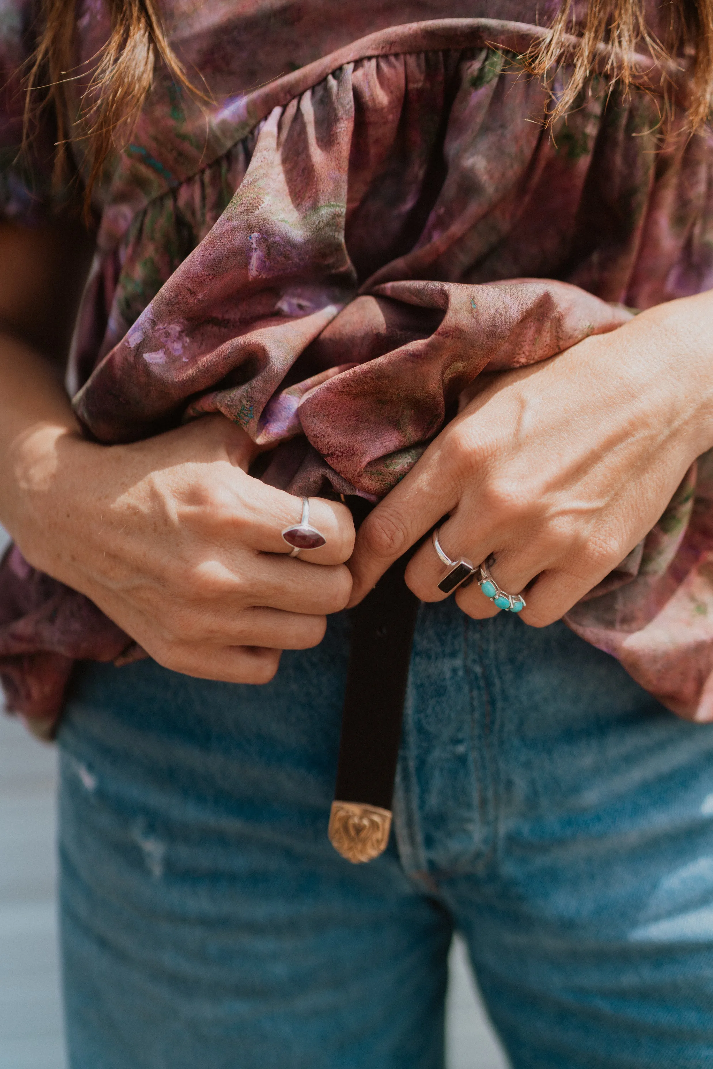 True Ring | Turquoise sold by Goldie Lew product image thumbnail 3