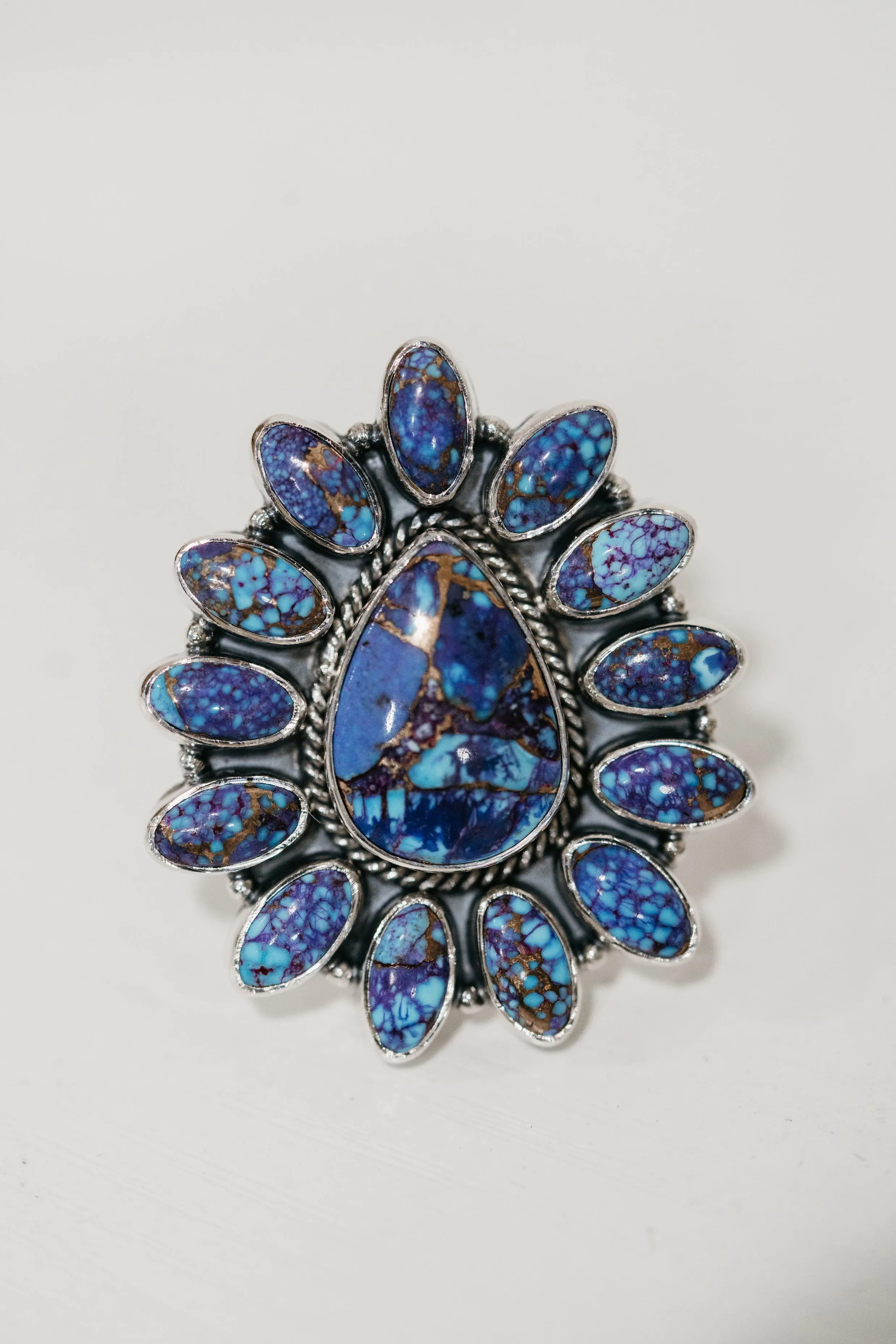 Dakota Ring | Purple Turquoise sold by Goldie Lew