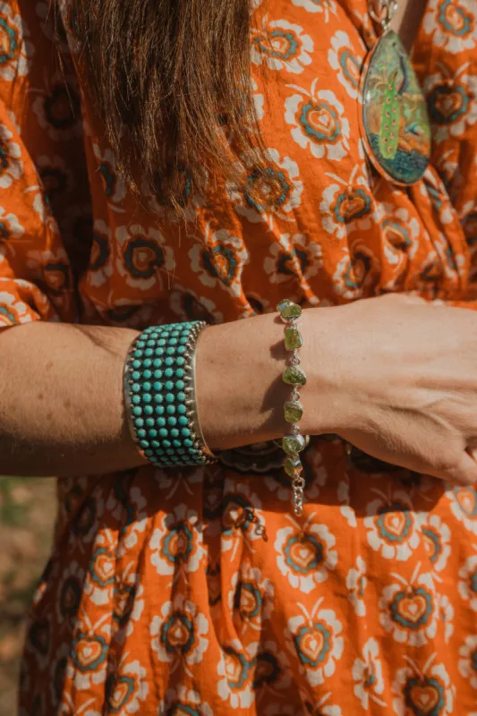 Toria Bracelet | Peridot sold by Goldie Lew