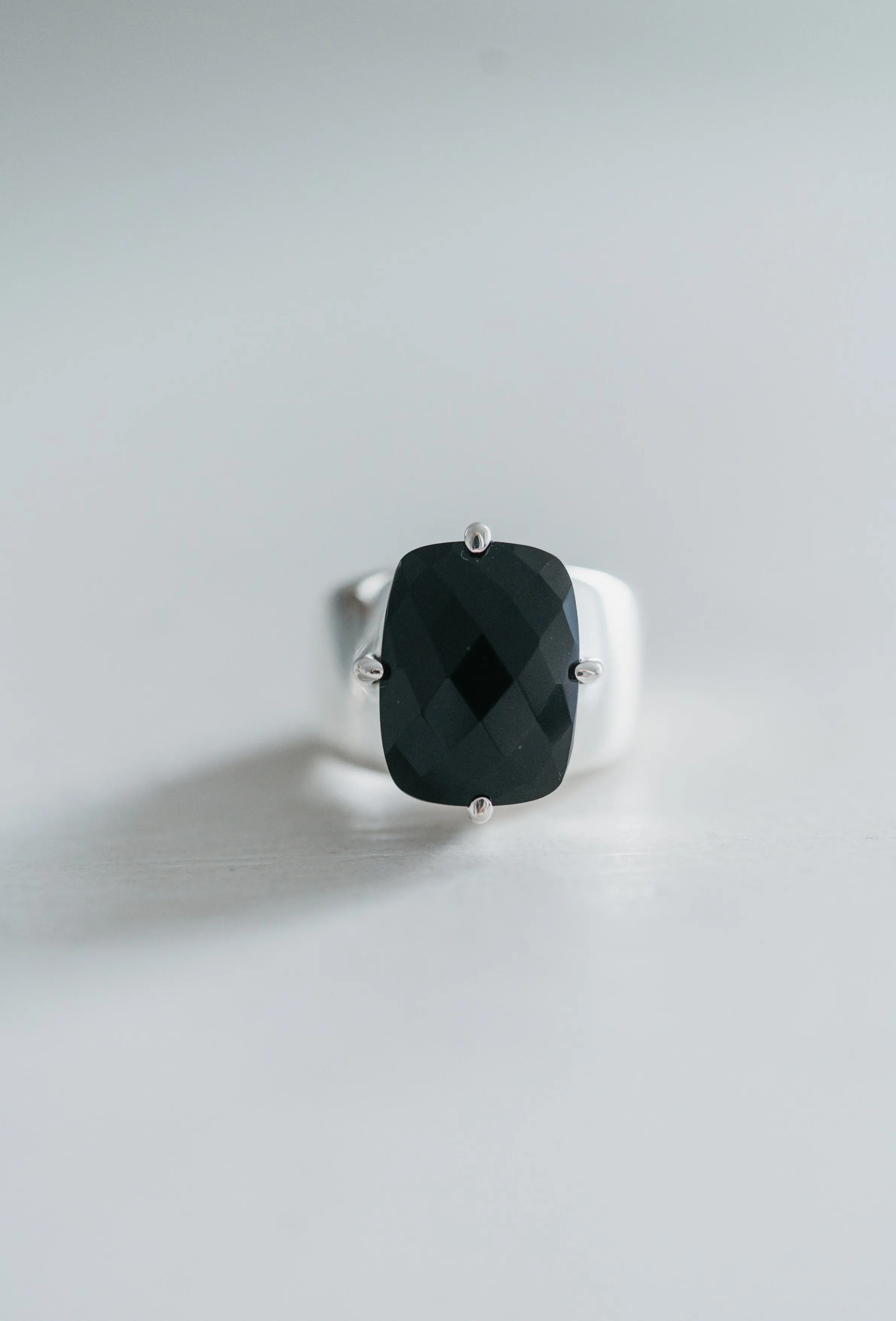 Sandra Ring | Black Onyx sold by Goldie Lew
