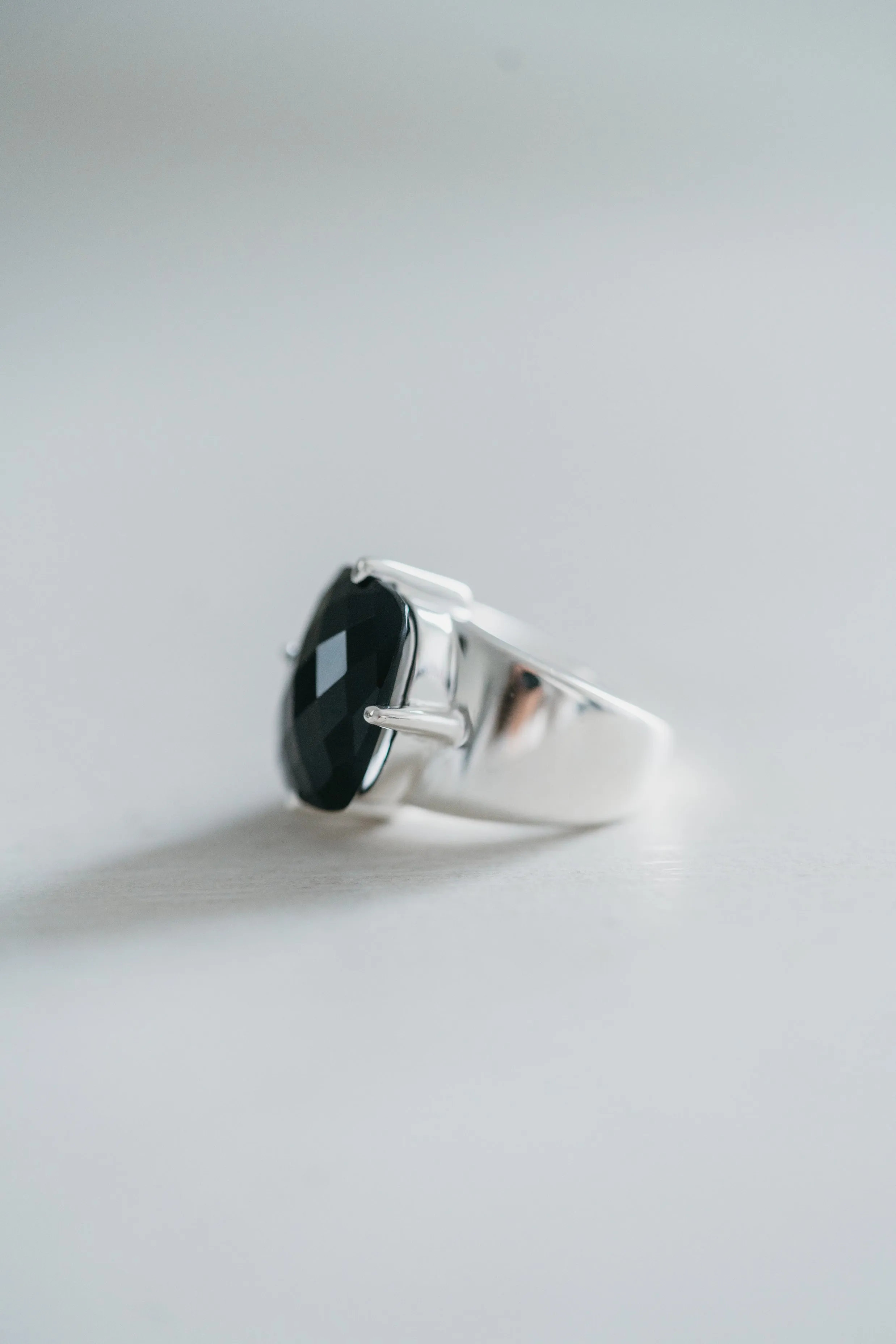 Sandra Ring | Black Onyx sold by Goldie Lew product image thumbnail 3