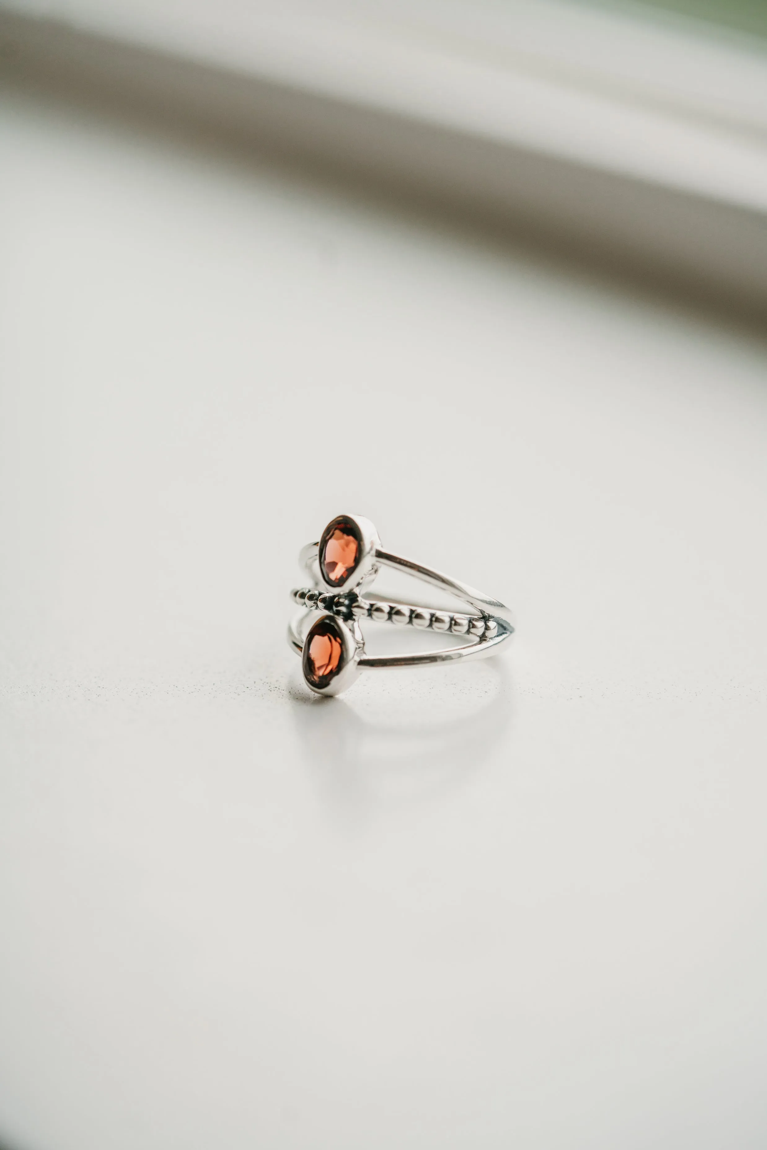 Ruby Ring | Red Garnet sold by Goldie Lew product image thumbnail 2