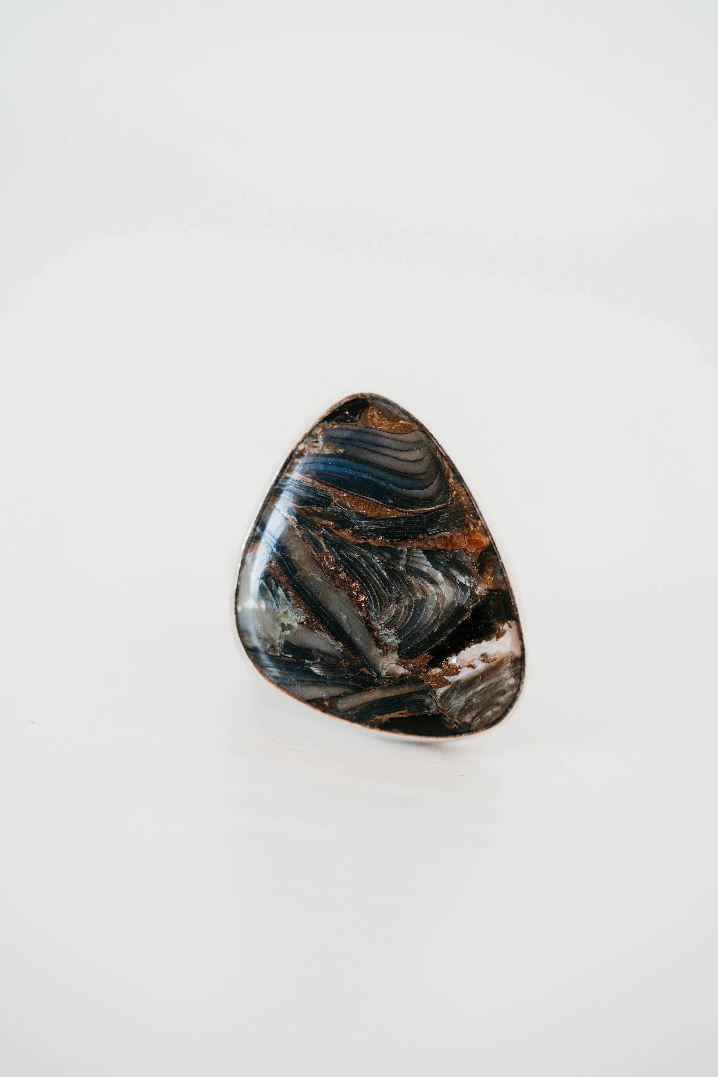 Rhett Ring | Black Copper Turquoise sold by Goldie Lew