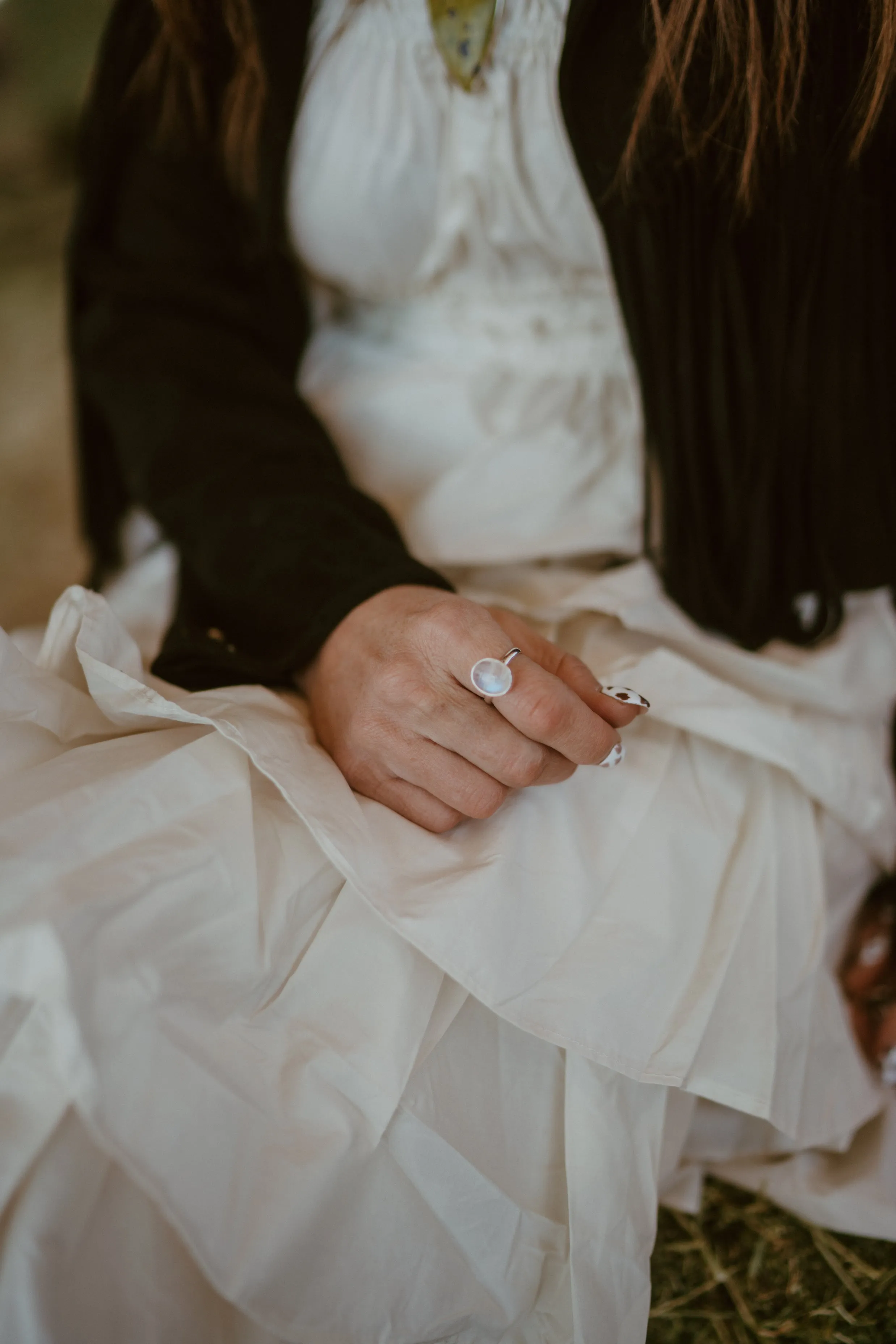 Dez Ring | Moonstone sold by Goldie Lew product image thumbnail 2