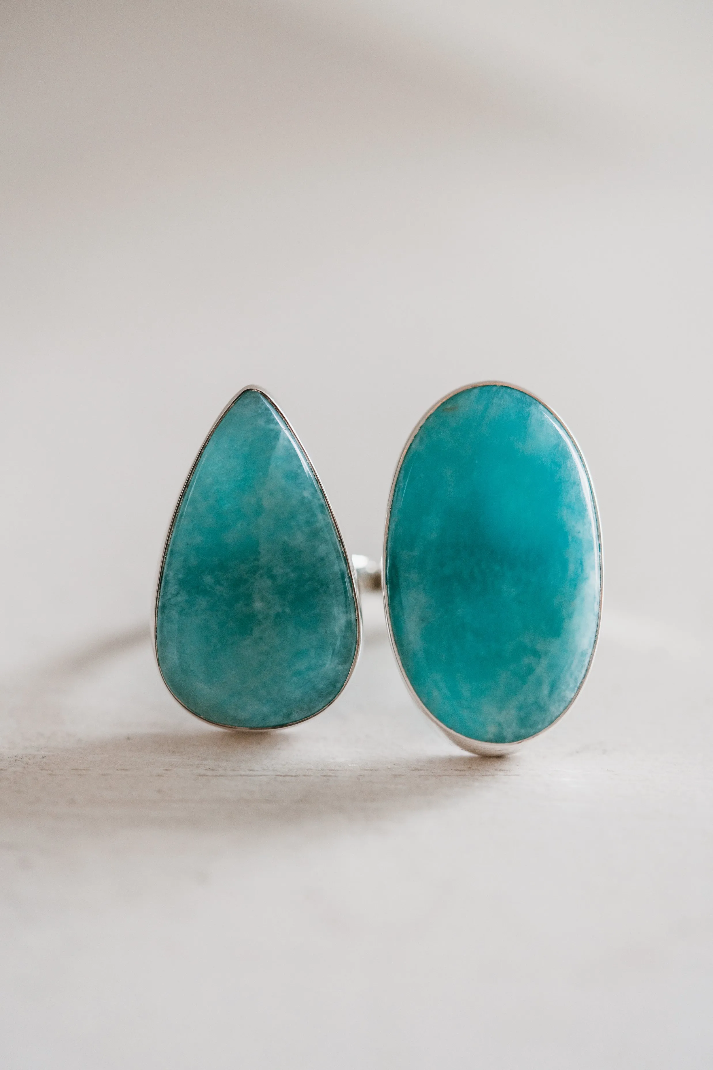 Amaya Ring | #2 | Amazonite sold by Goldie Lew